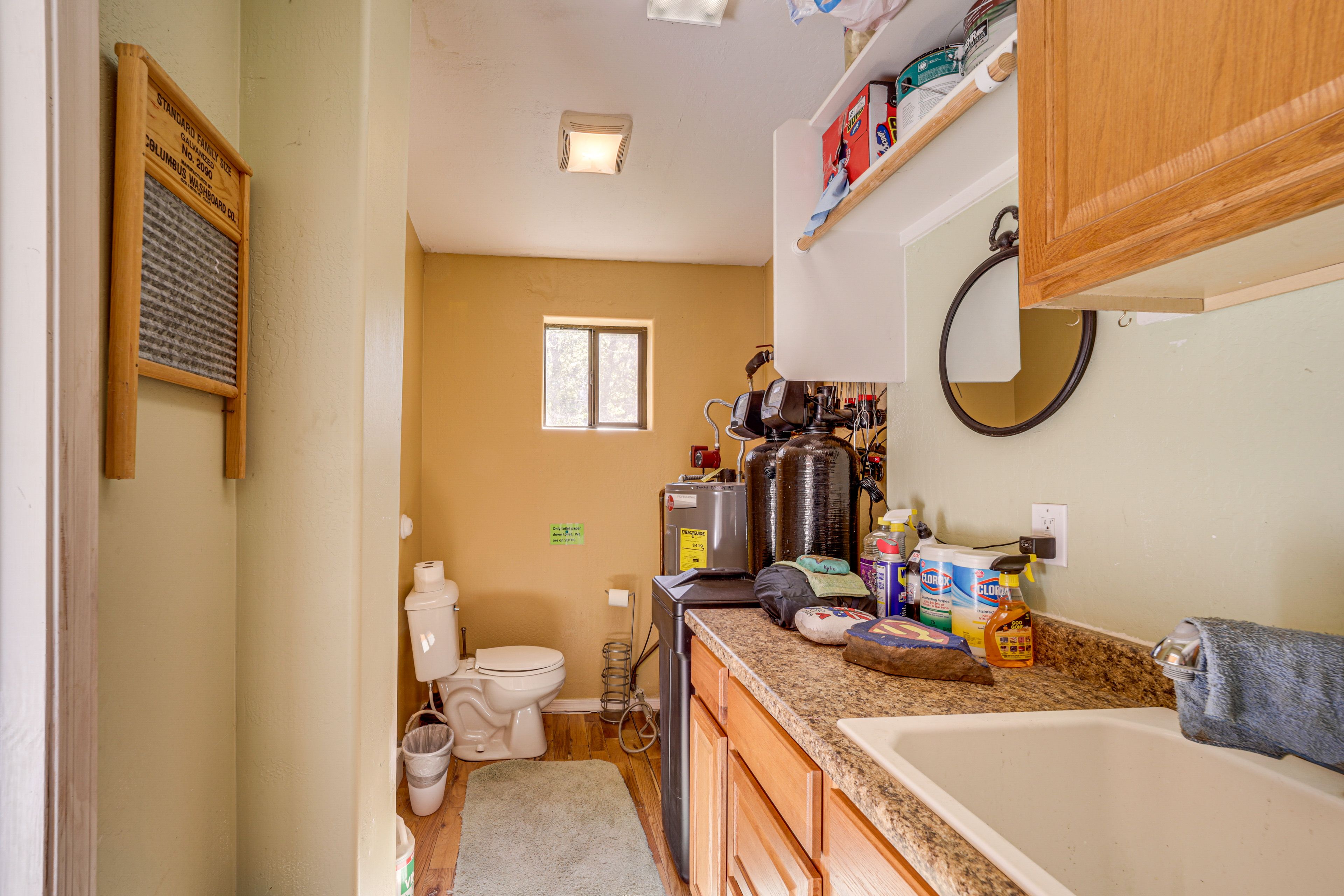 Half Bathroom | 1st Floor | Washer & Dryer