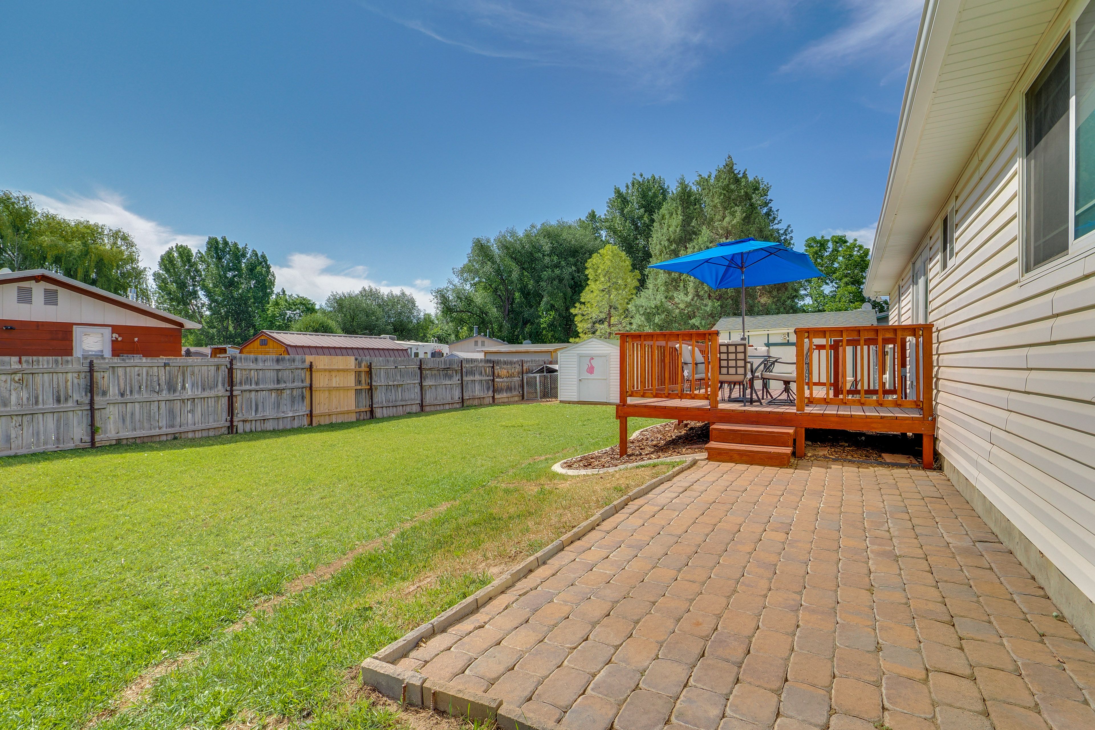 House Exterior | Fenced Backyard | Dog Run | Yard Toys & Games