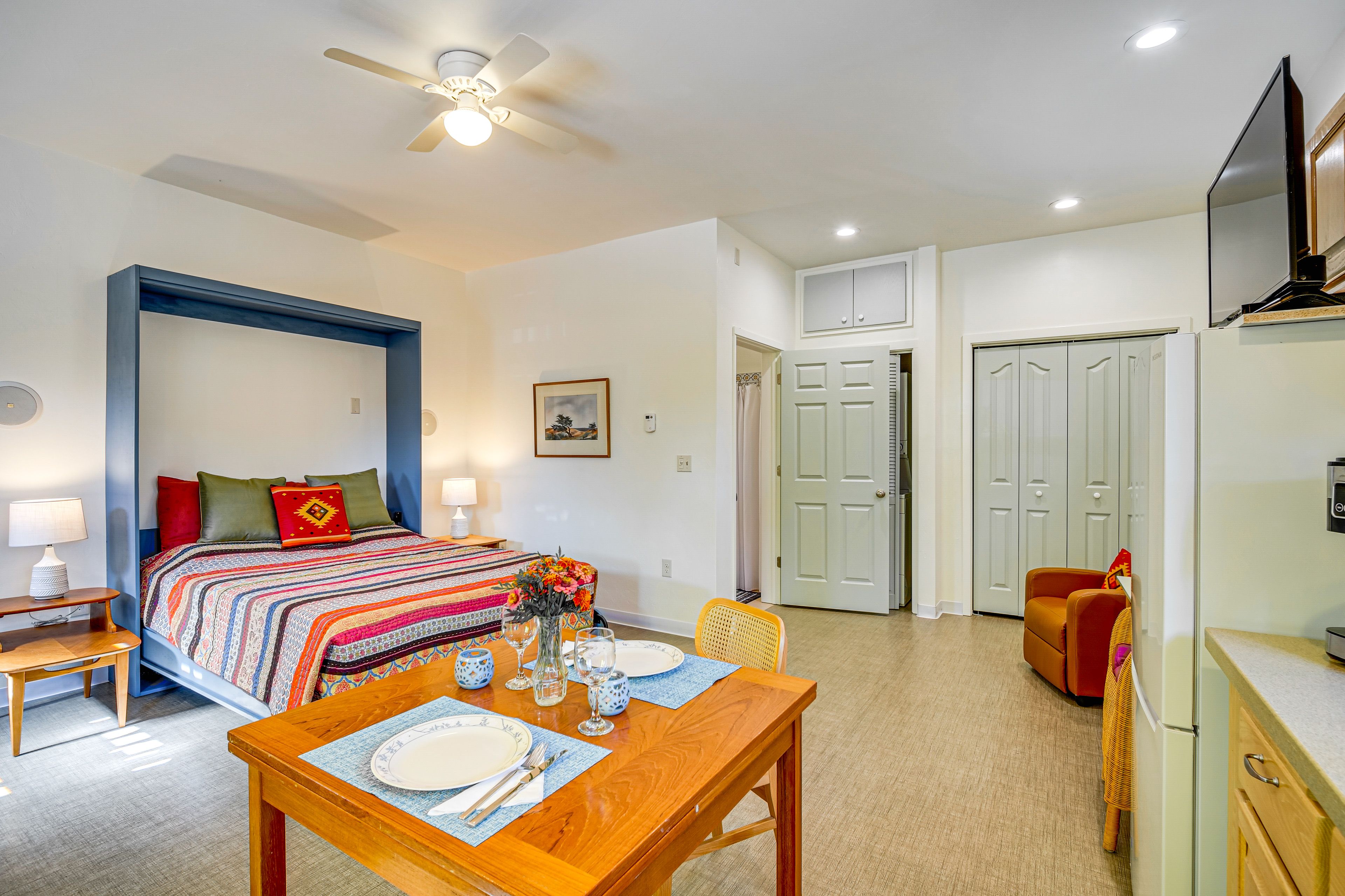 Trail Vacation Rental | Studio | 1BA | Step-Free Access | 400 Sq Ft