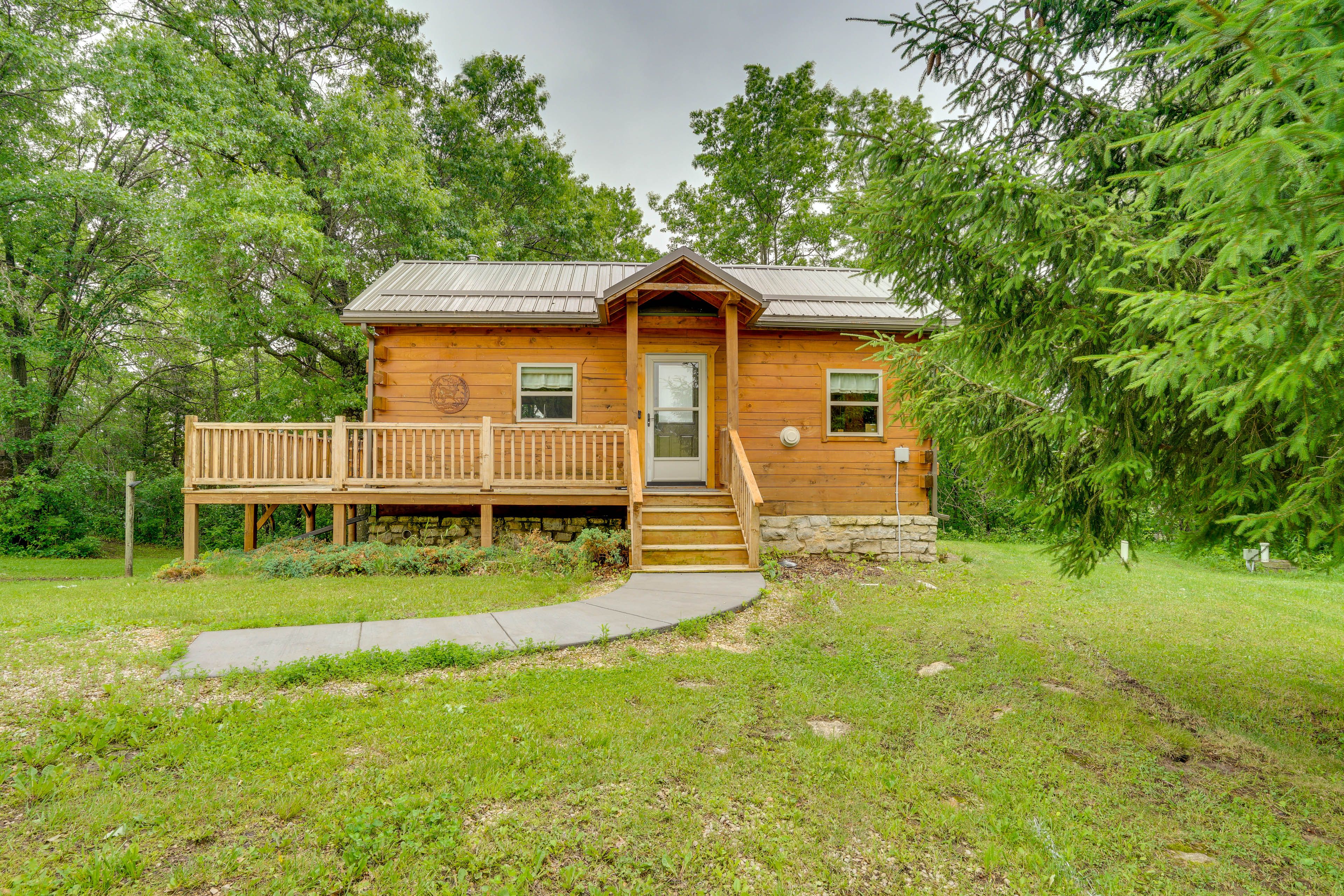 Property Exterior | Wraparound Deck | Gas Grill | Fire Pit