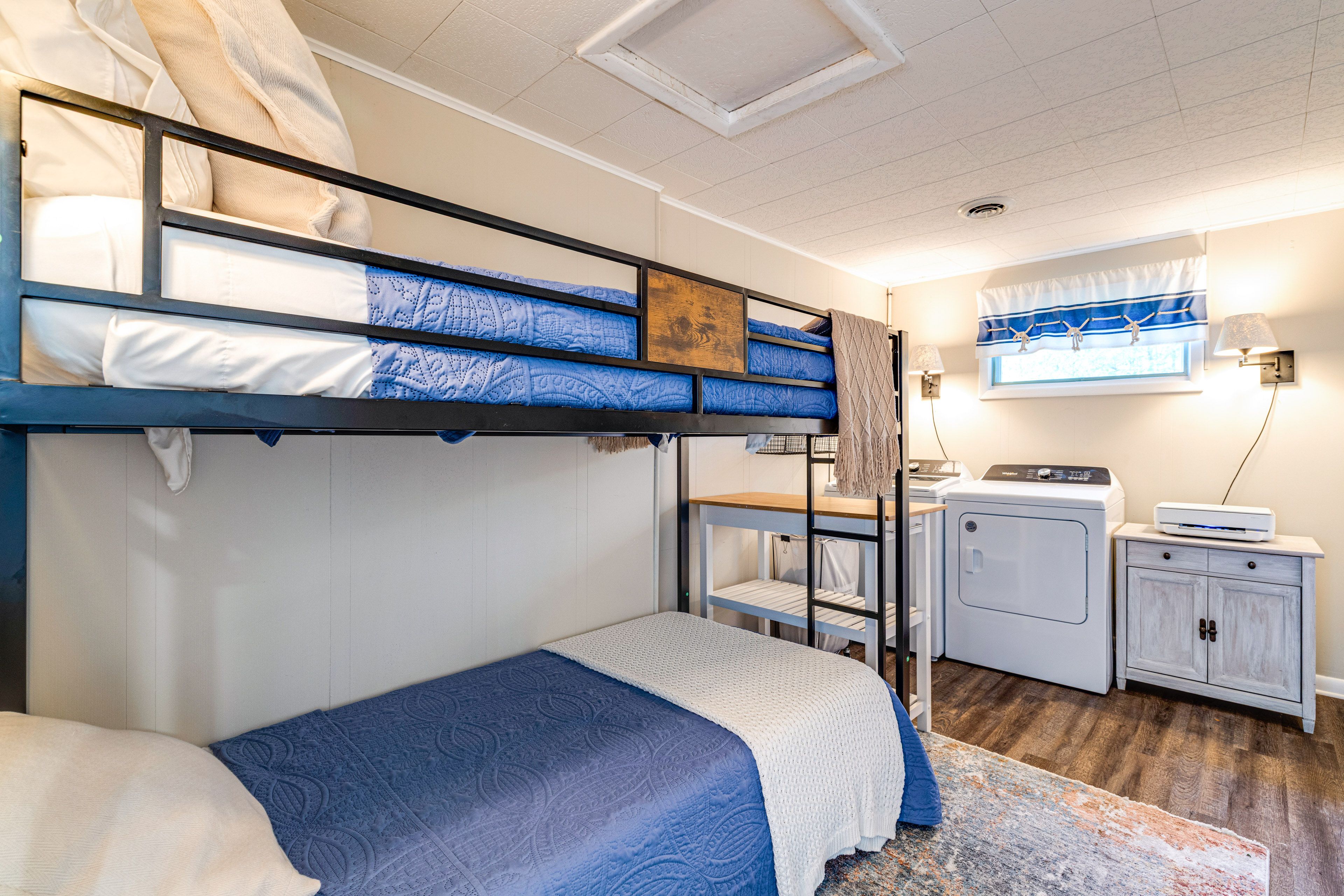 Bedroom 3 | Twin Bunk Bed | In-Unit Laundry | Printer