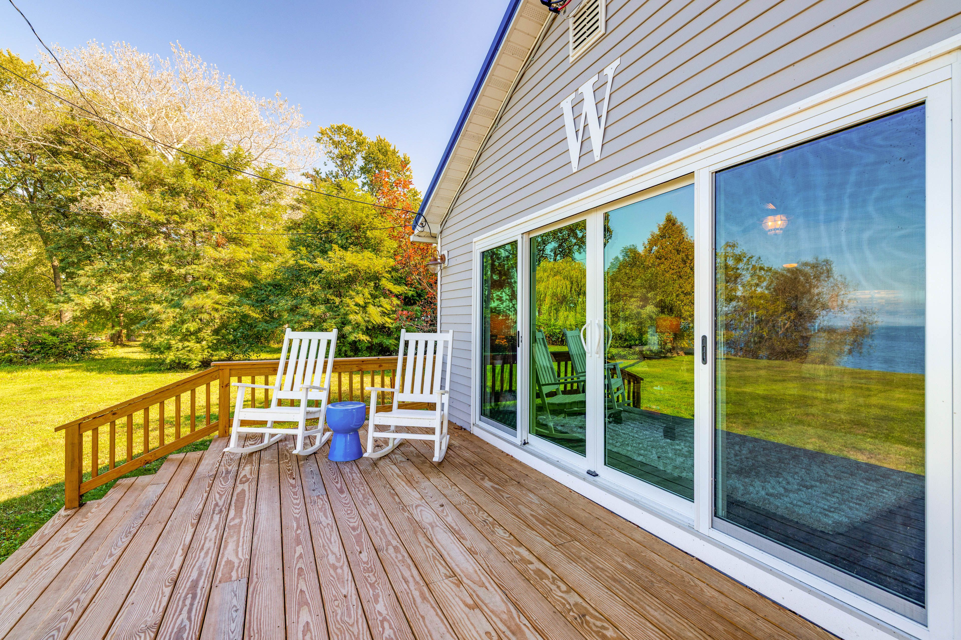 Lakefront Deck | Rocking Chairs