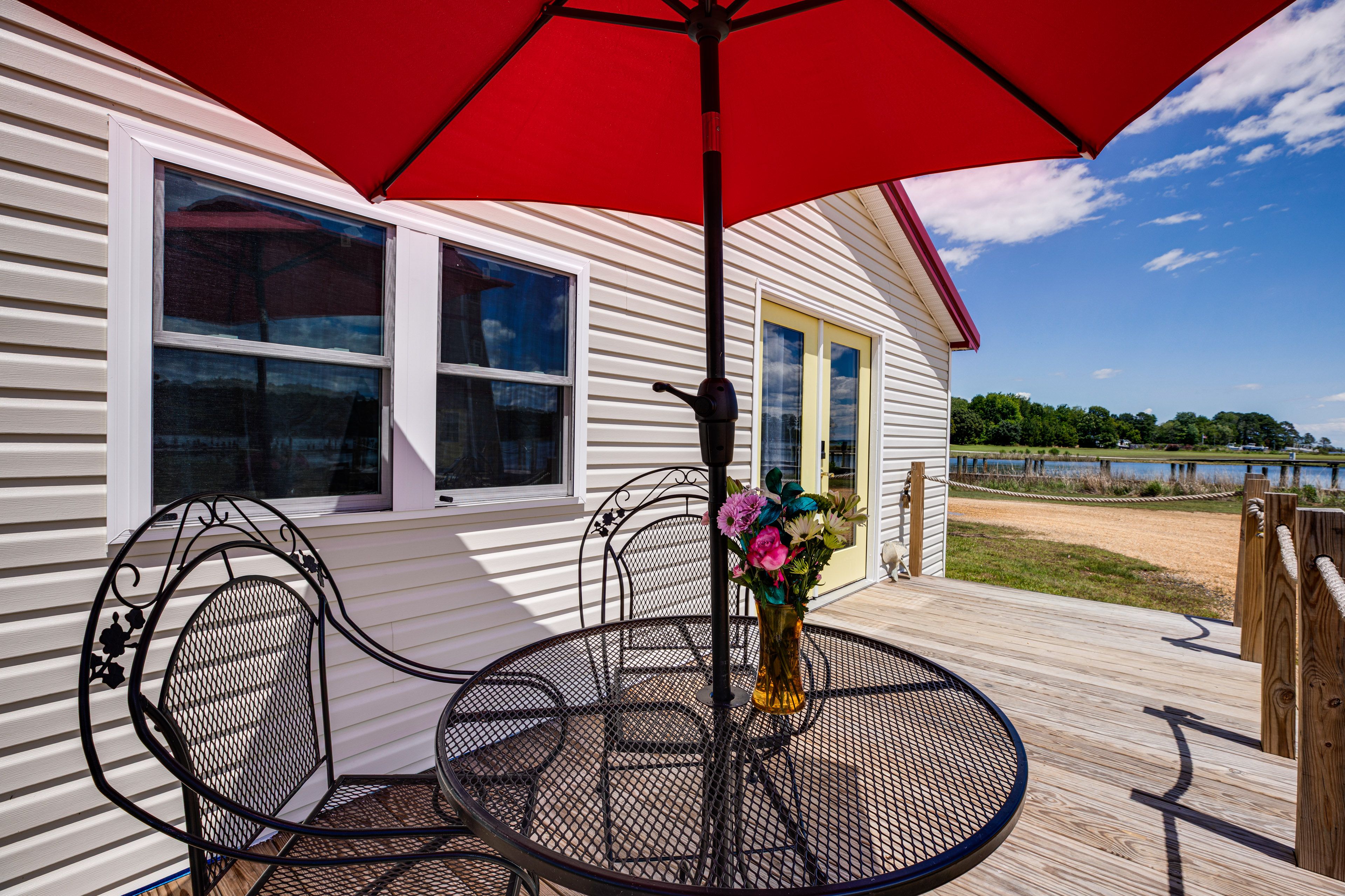 Deck | Gas & Charcoal Grills | Water Views | River Access