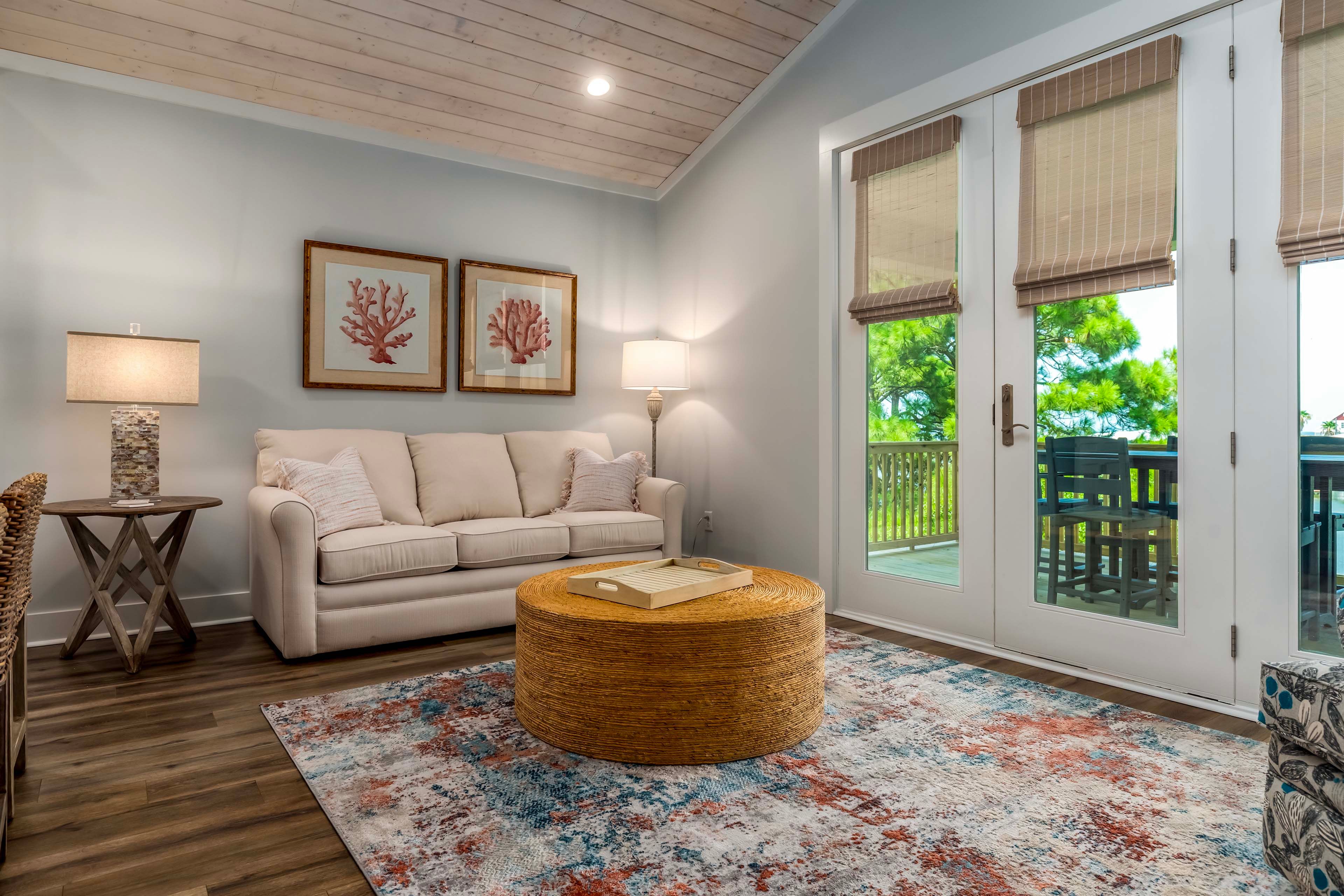 Living Room | Queen Sleeper Sofa | Smart TV | Water Views