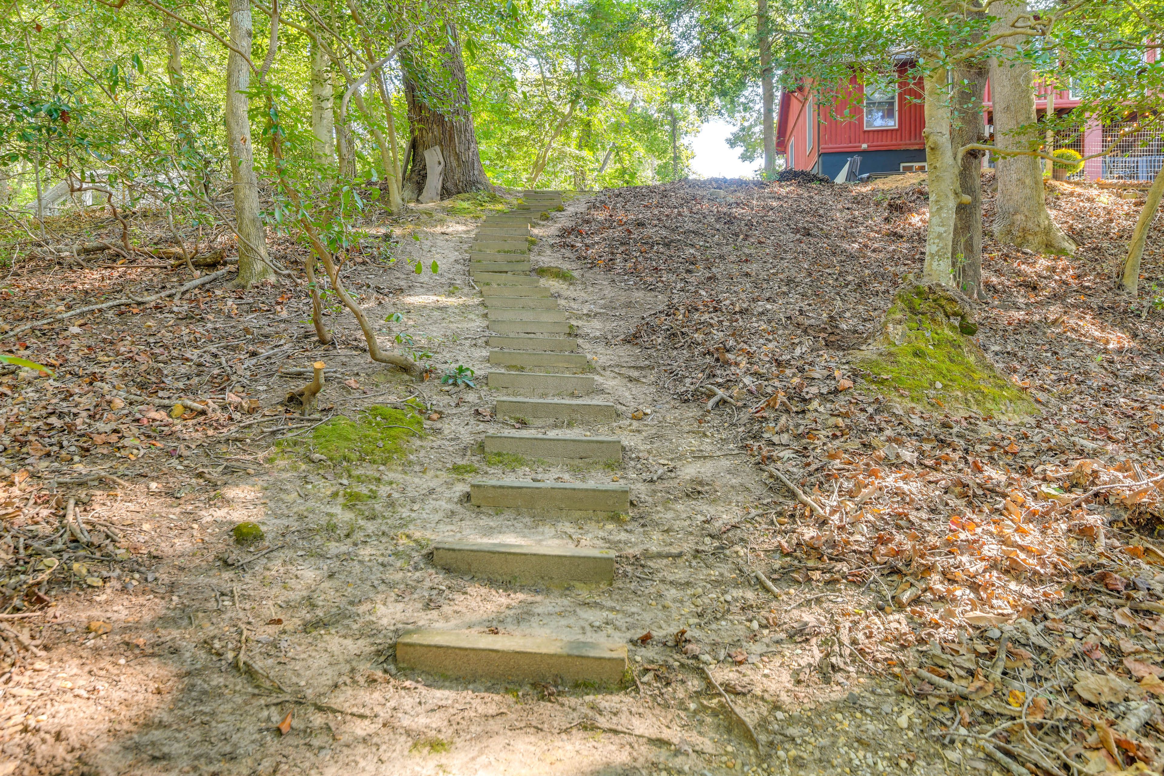 Walkway to Lake Access