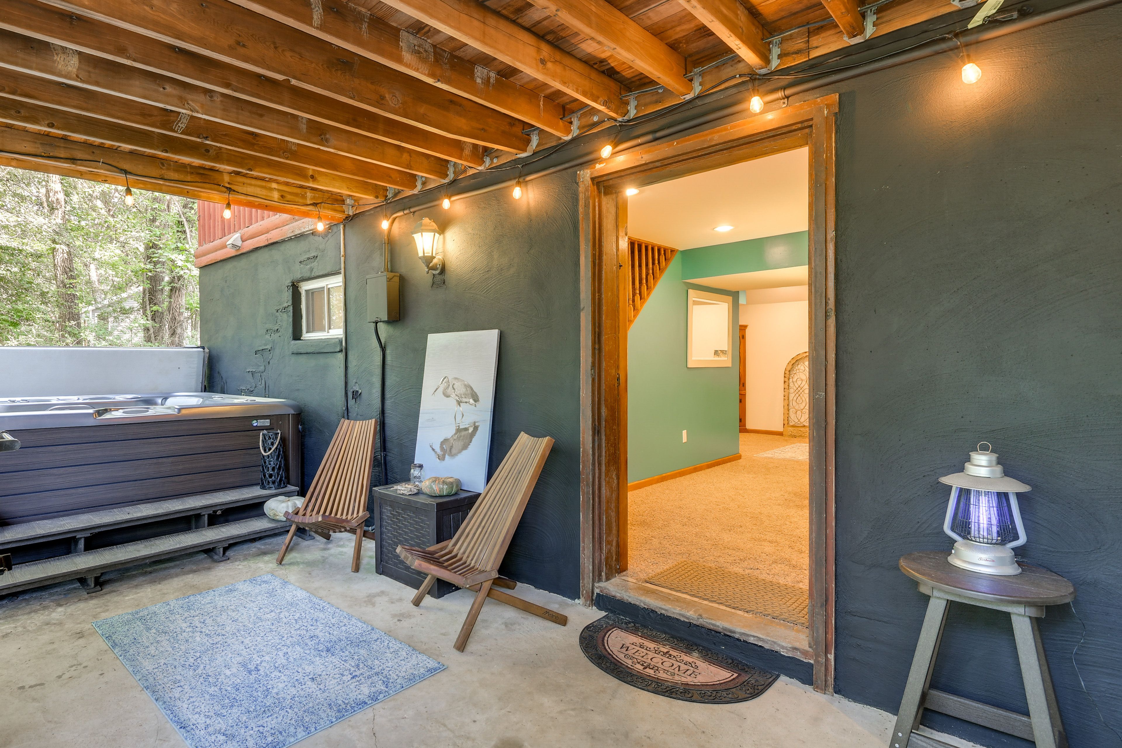 Covered Patio | Hot Tub