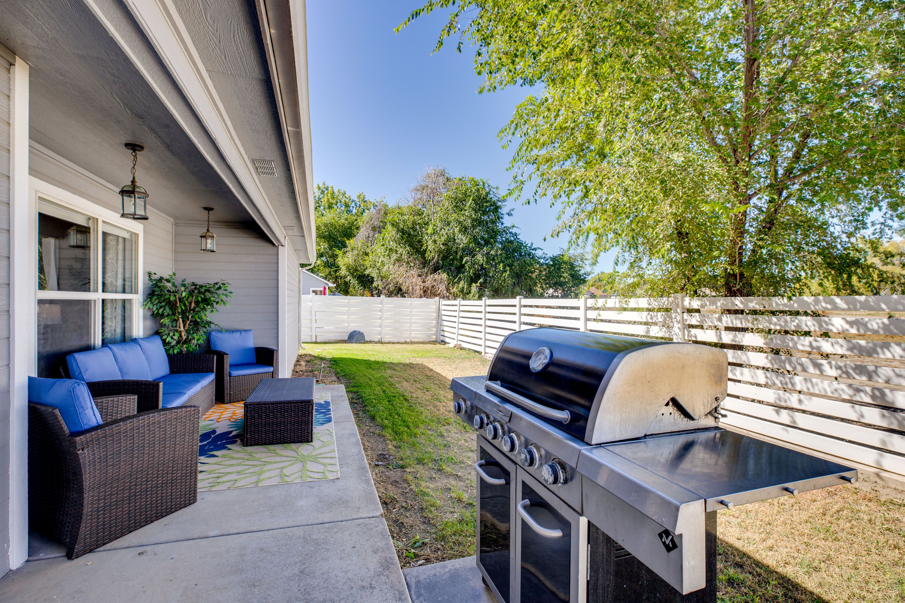 Private Backyard Area