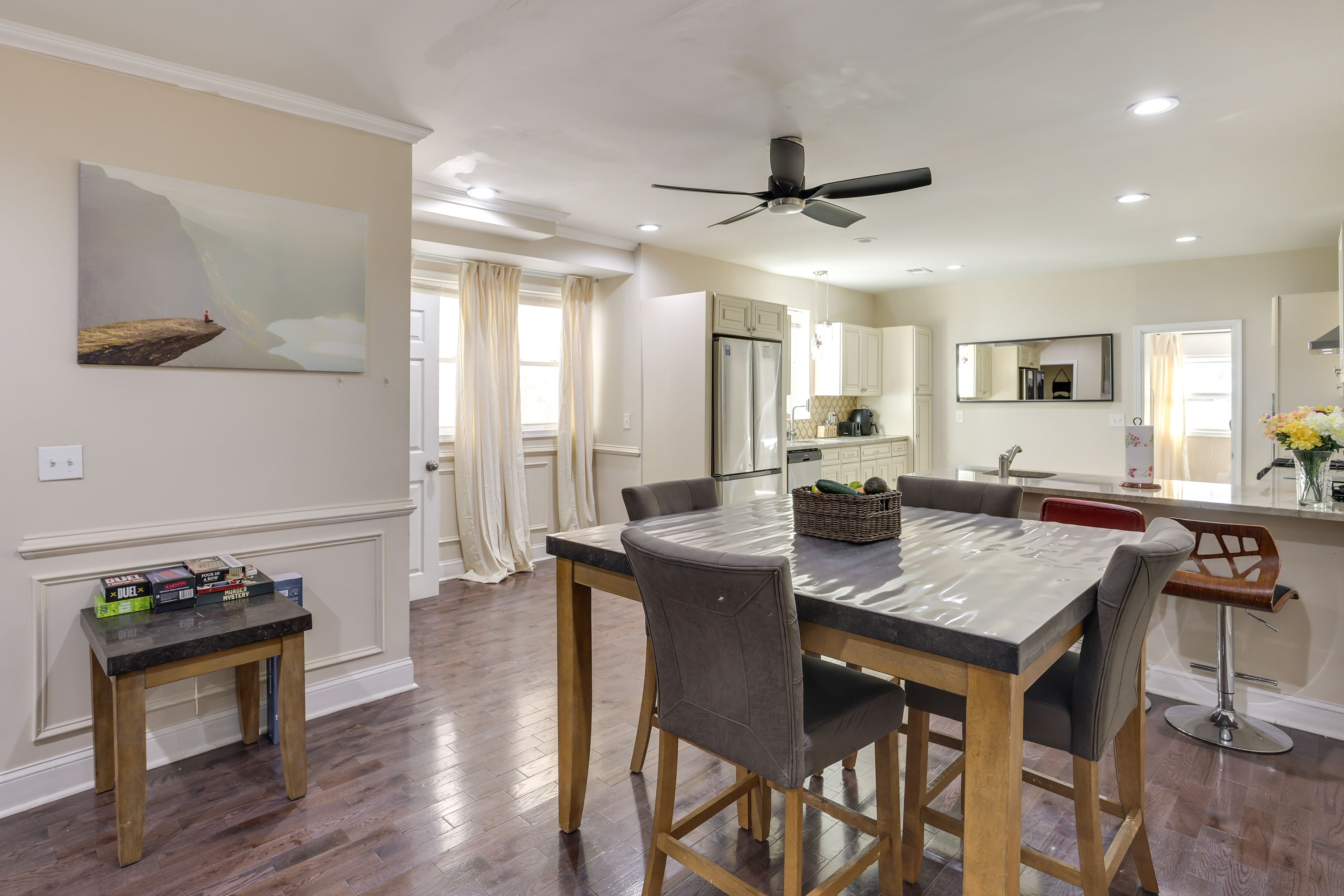 Dining Area | Dishware & Flatware Provided | 1st Floor