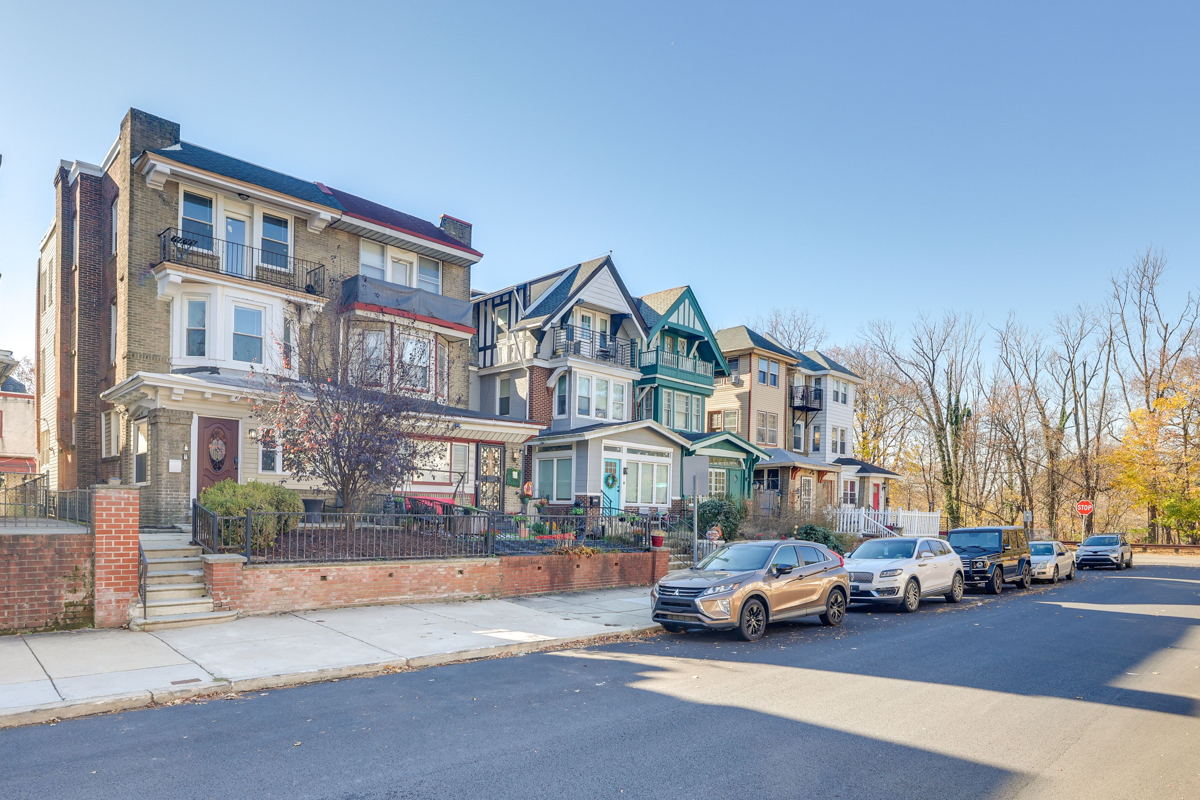 Exterior | 3-Story Home | Quiet Neighborhood | 5 Mi to Downtown Philly