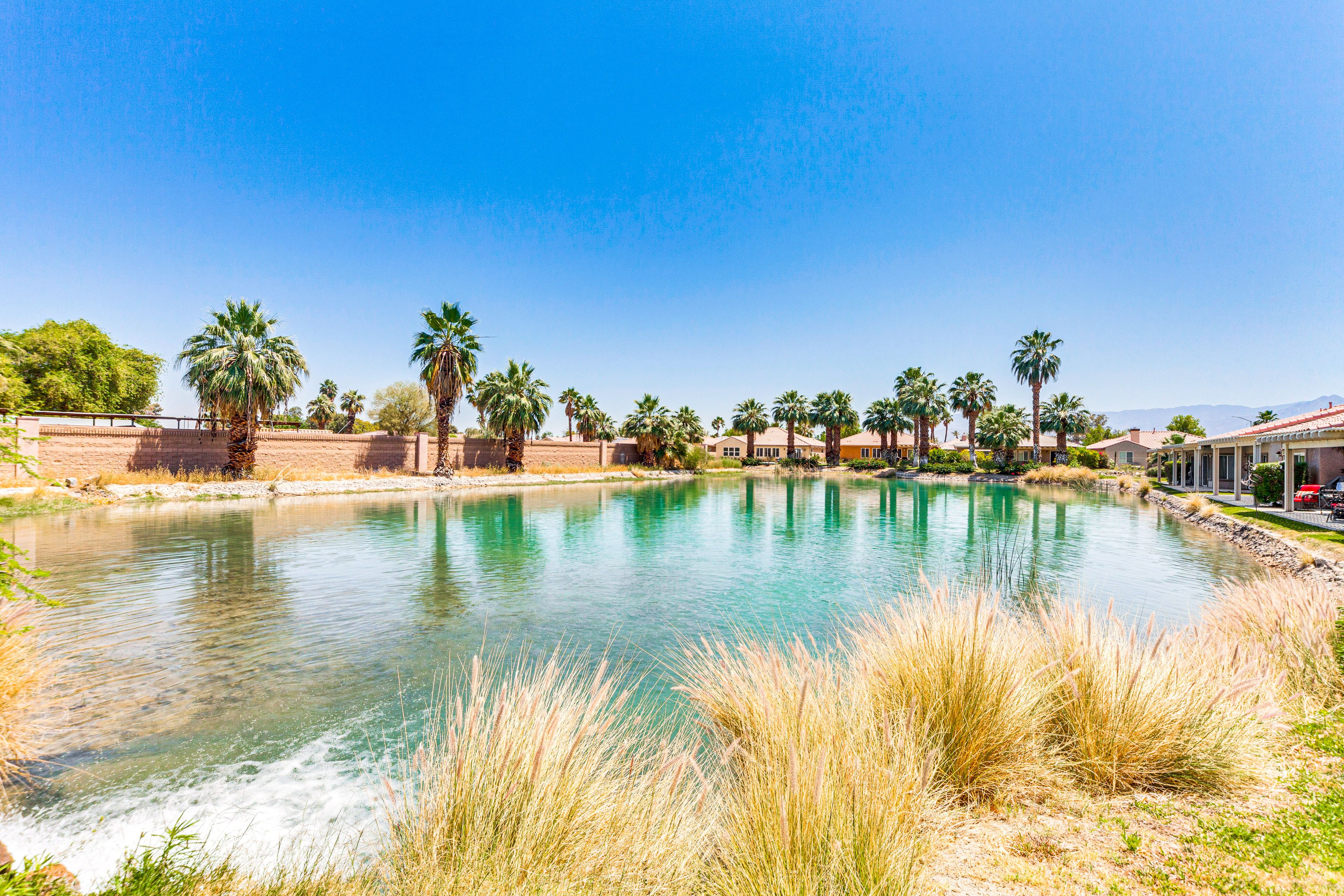 Shared Backyard Area | Pond View