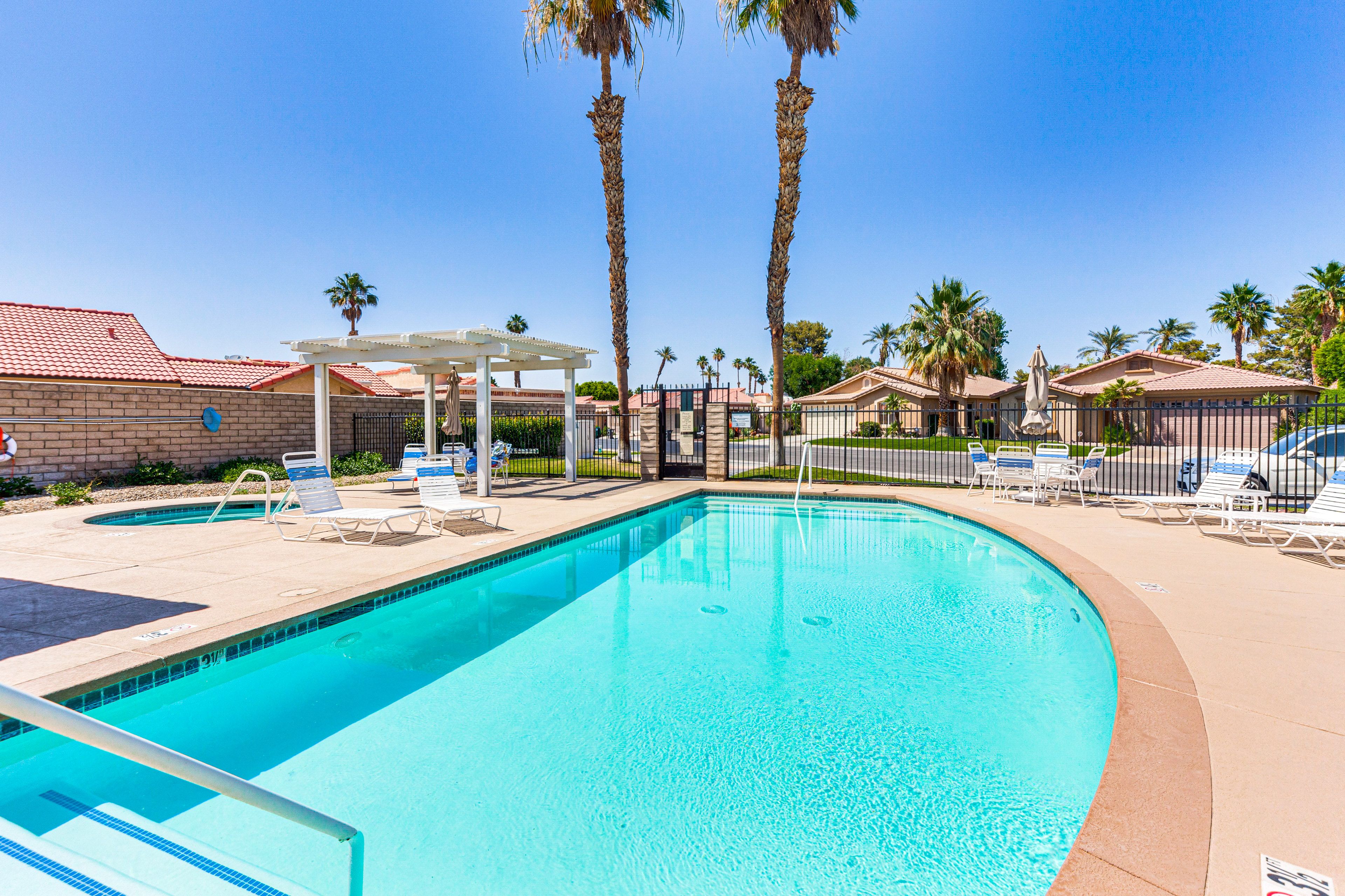 Indian Palms Country Club | Community Amenities | Outdoor Pool & Hot Tub