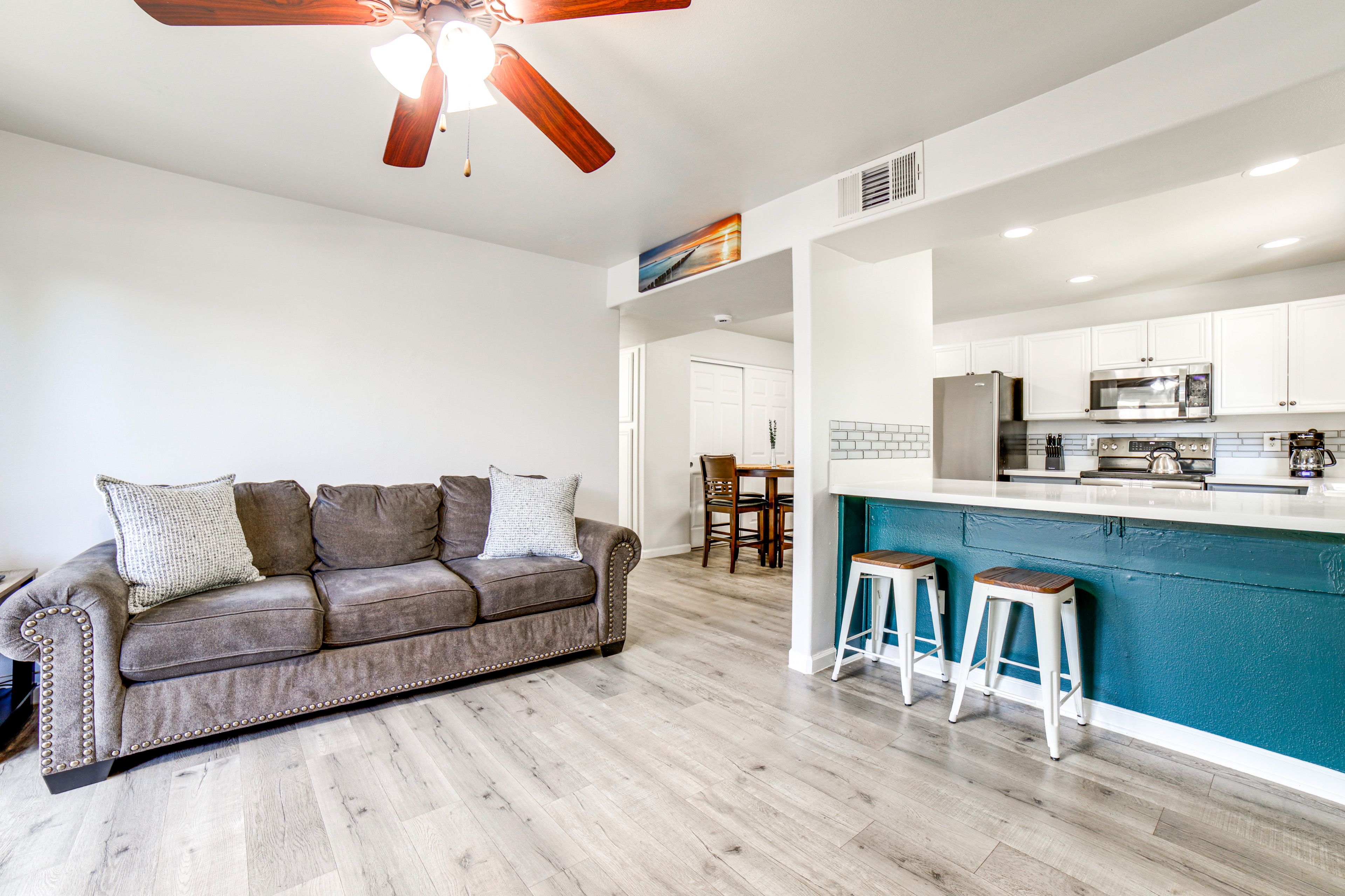 Reno Vacation Rental | 2BR | 1BA | 828 Sq Ft | Step-Free Access