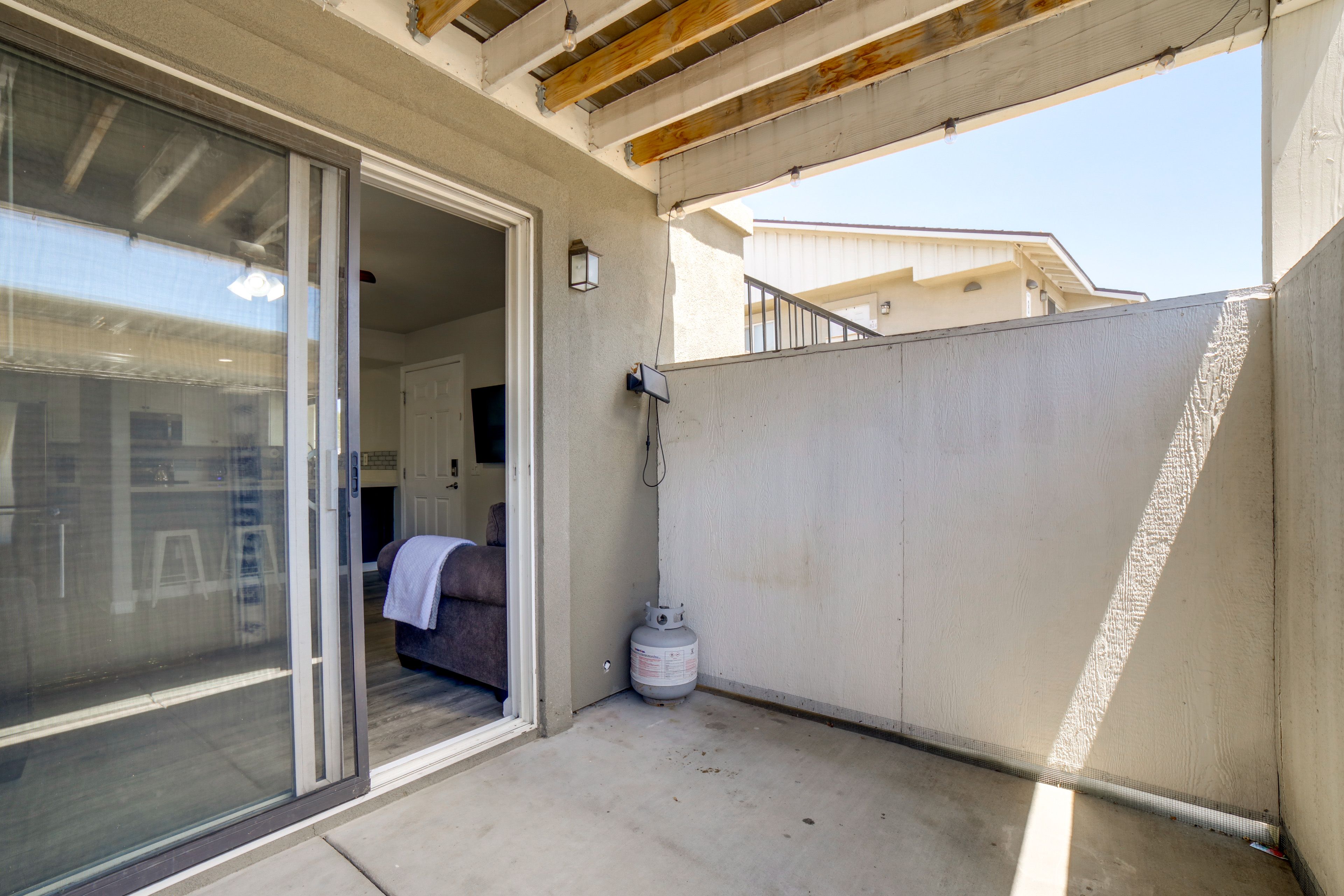 Private Covered Patio