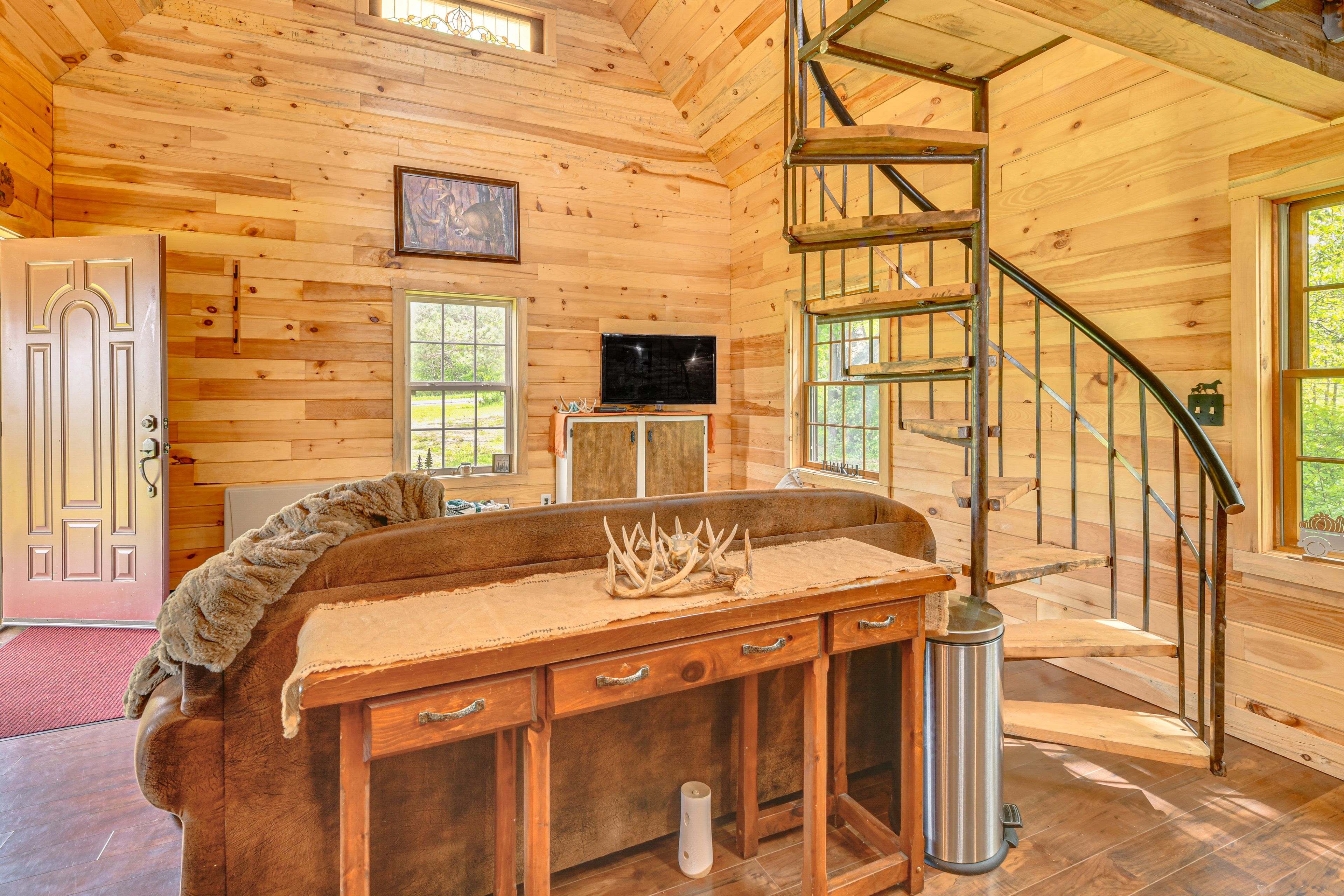 Spiral Staircase to Loft