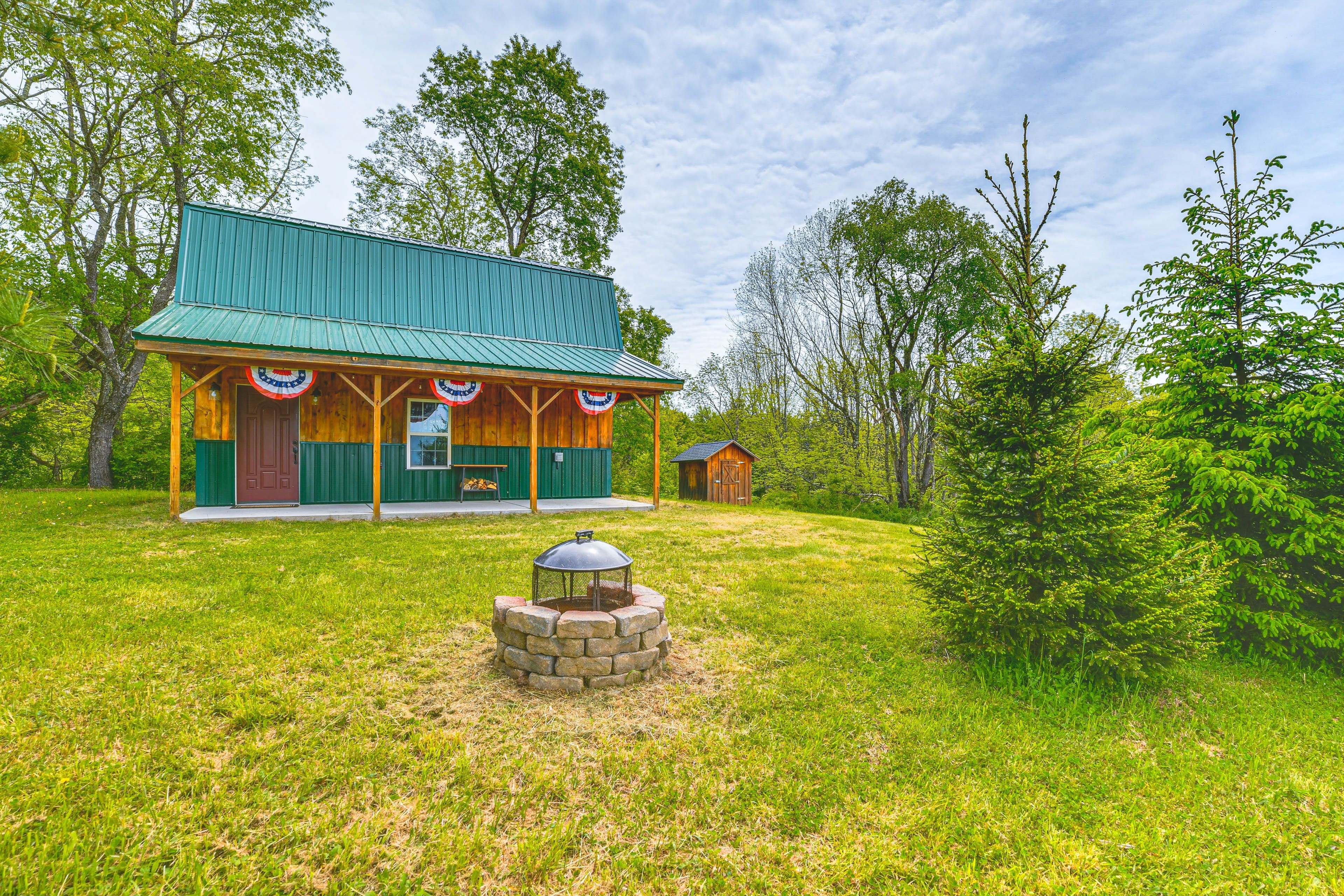 Exterior | Secluded Property | Fire Pit