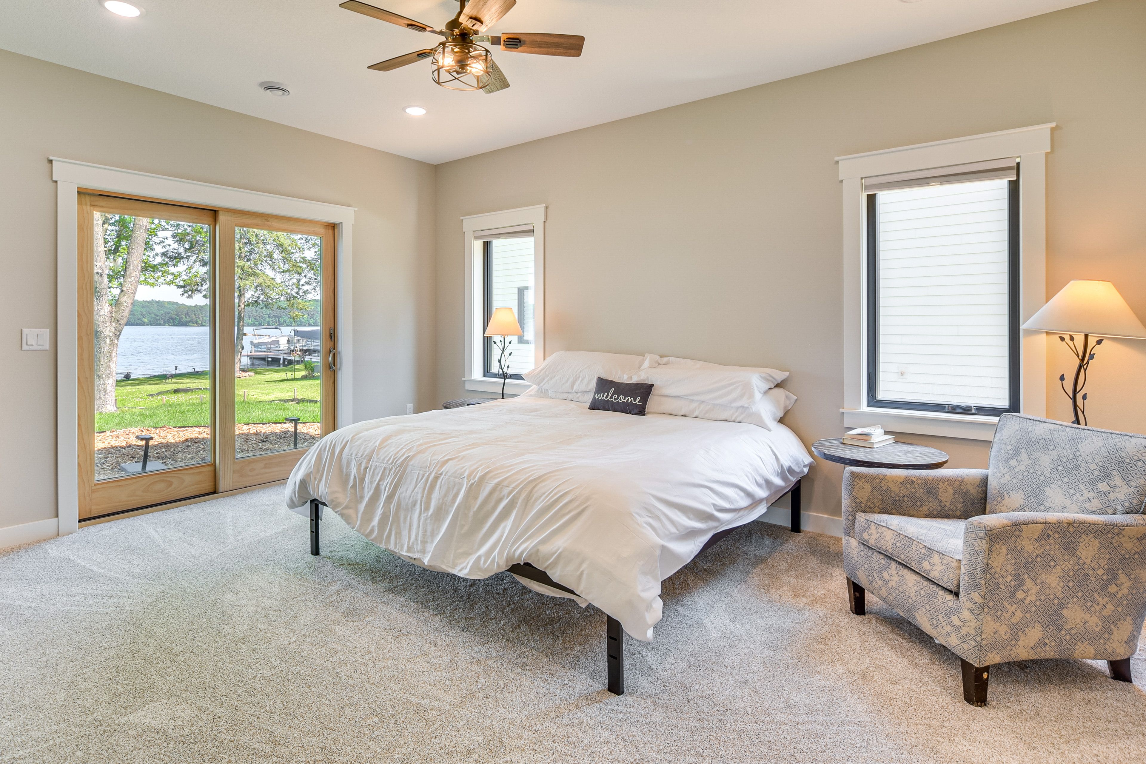 Bedroom 1 | King Bed | Linens Provided | 1st Floor