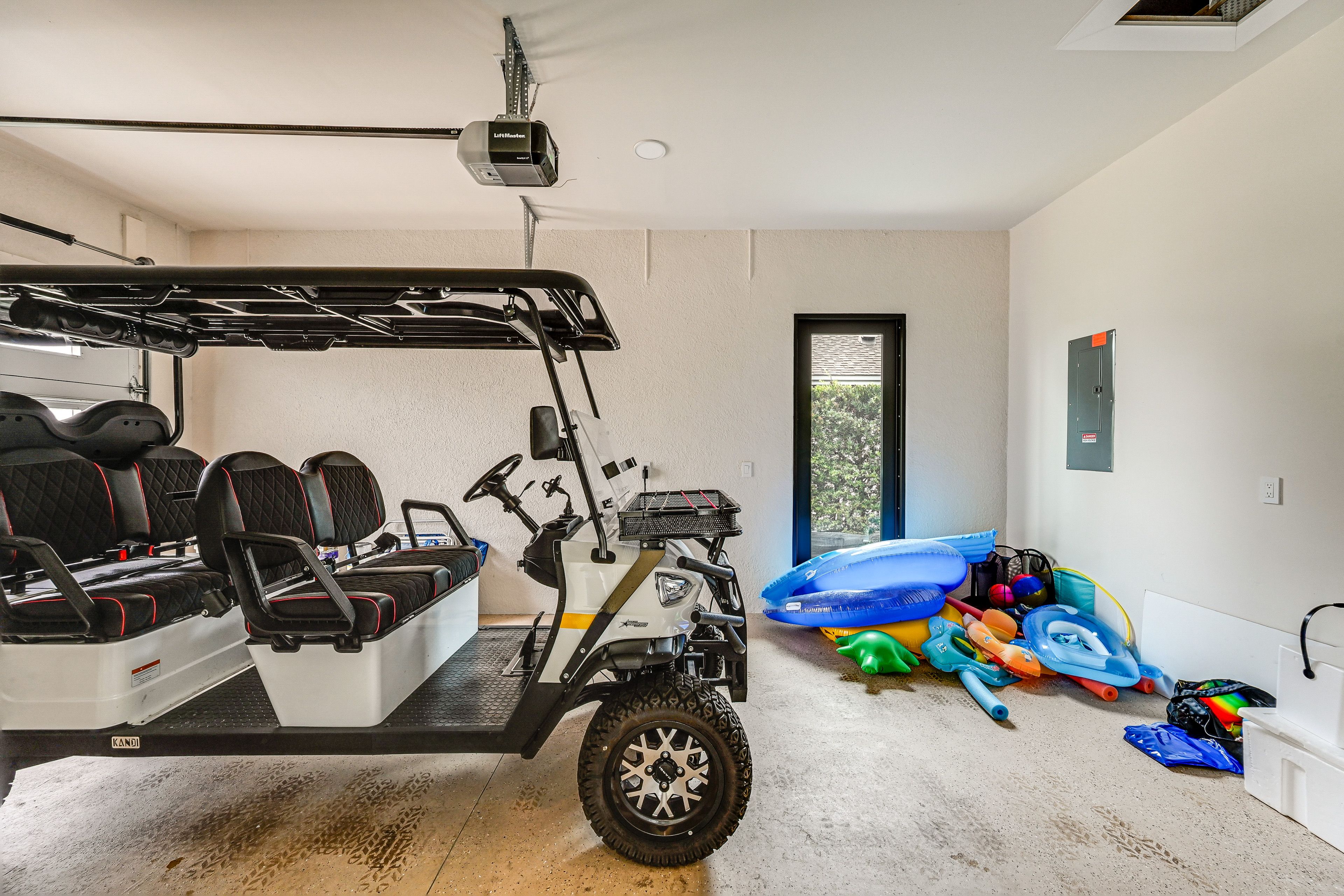 Garage | 6-Person Golf Cart (Upon Request, Waiver May Be Required)