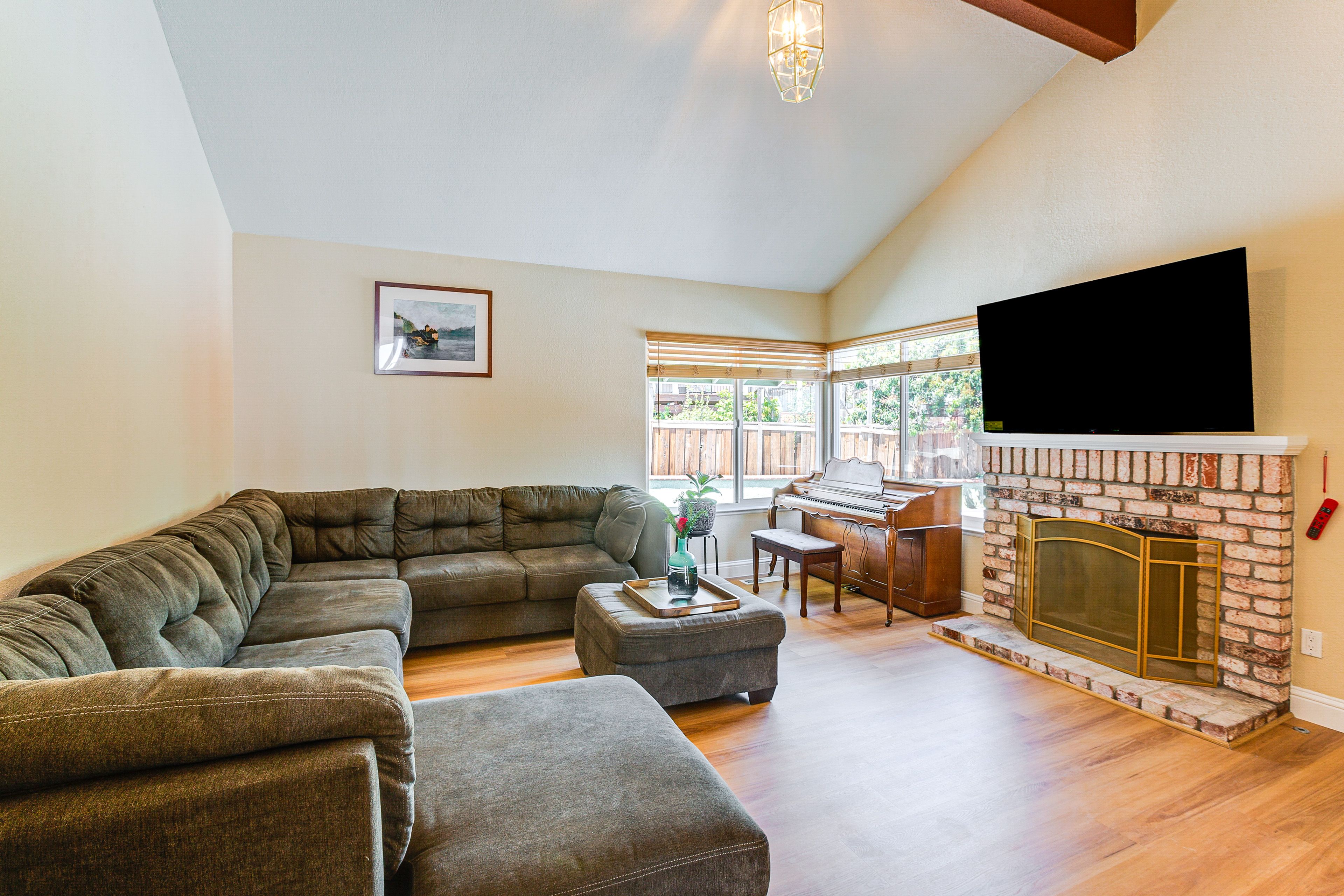 Living Room | Main Level | Full Sleeper Sofa | Central A/C & Heating
