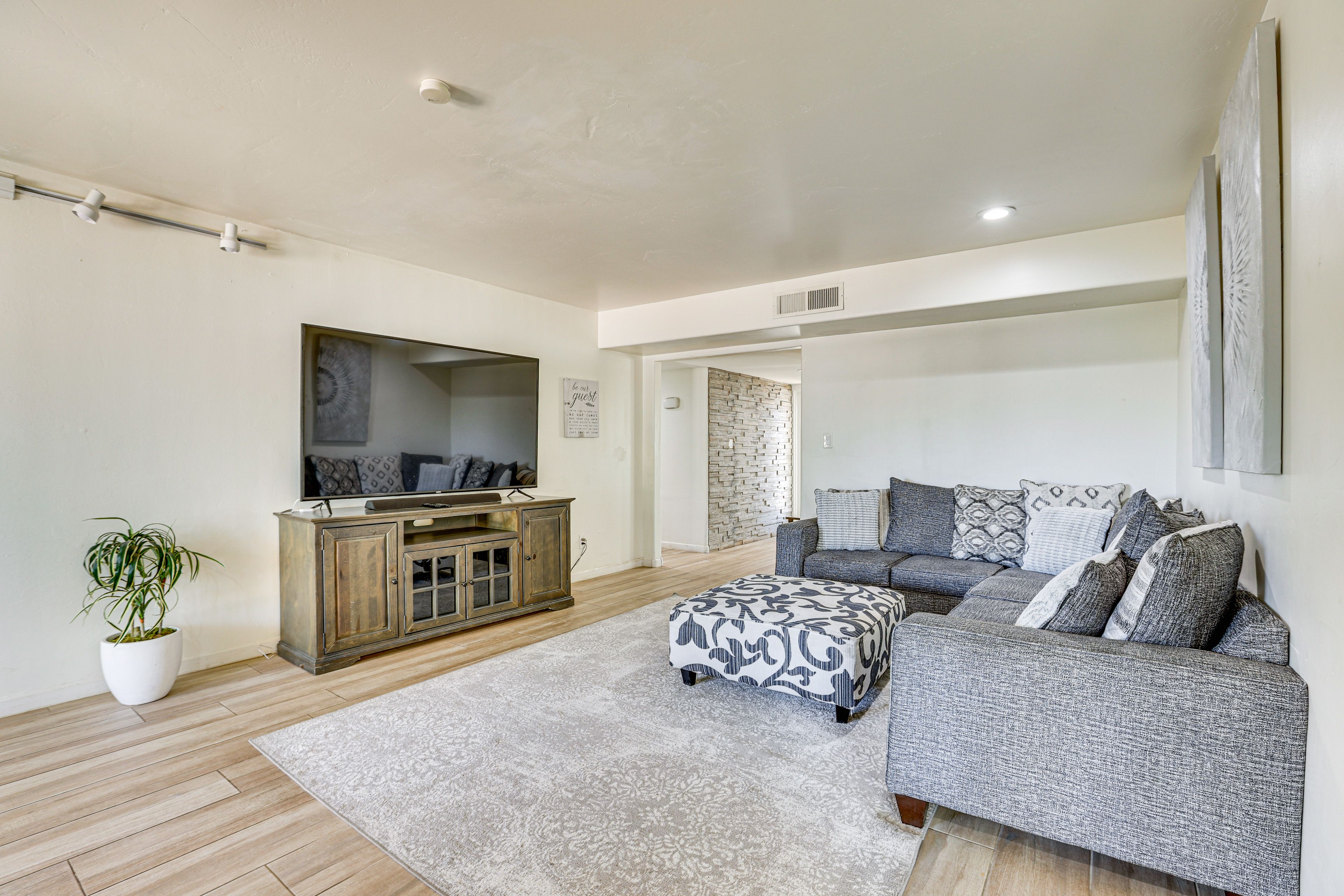Living Room | Single-Story House | In-Unit Laundry