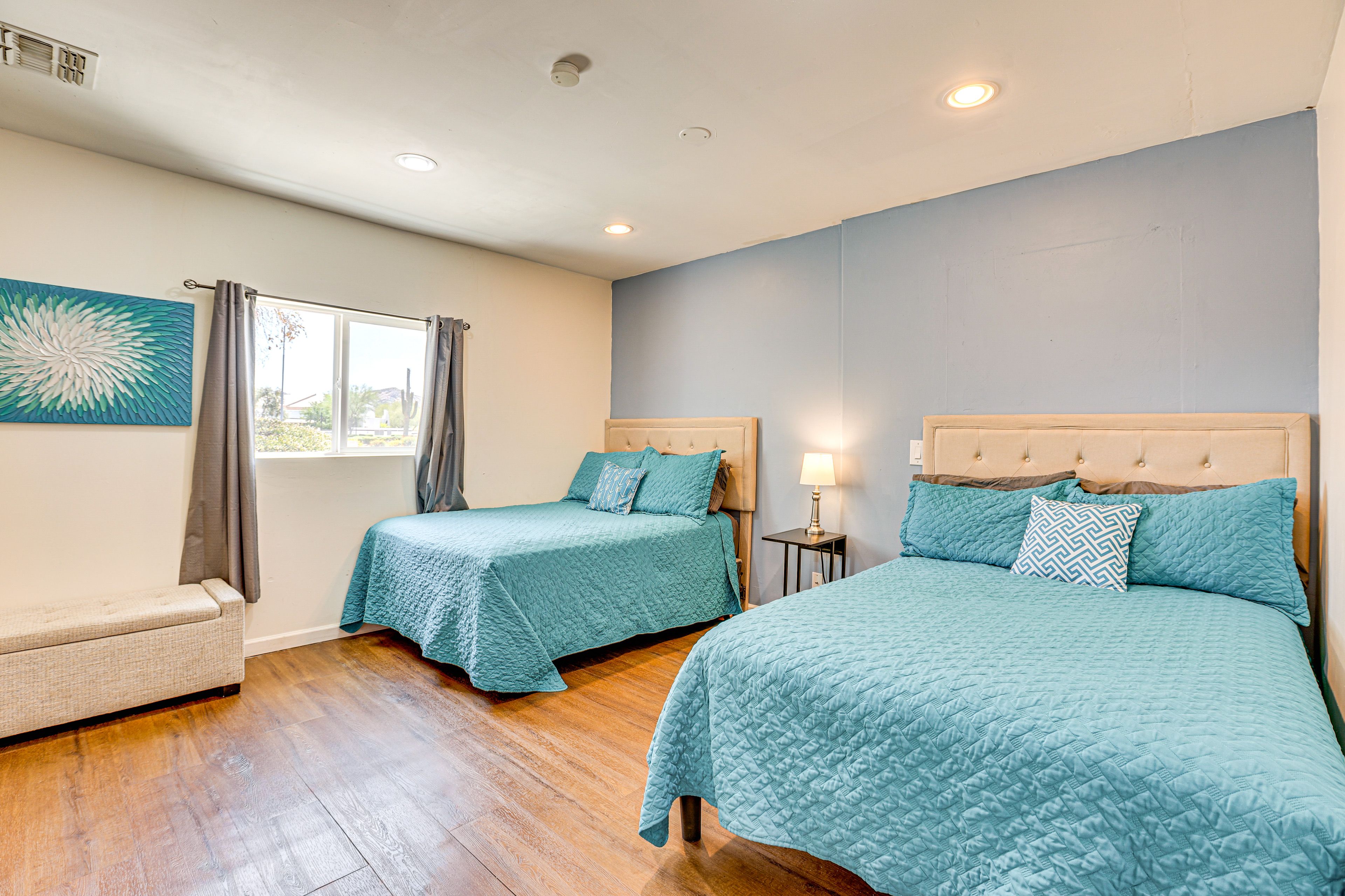 Bedroom 3 | 2 Full Beds | Walk-In Closet
