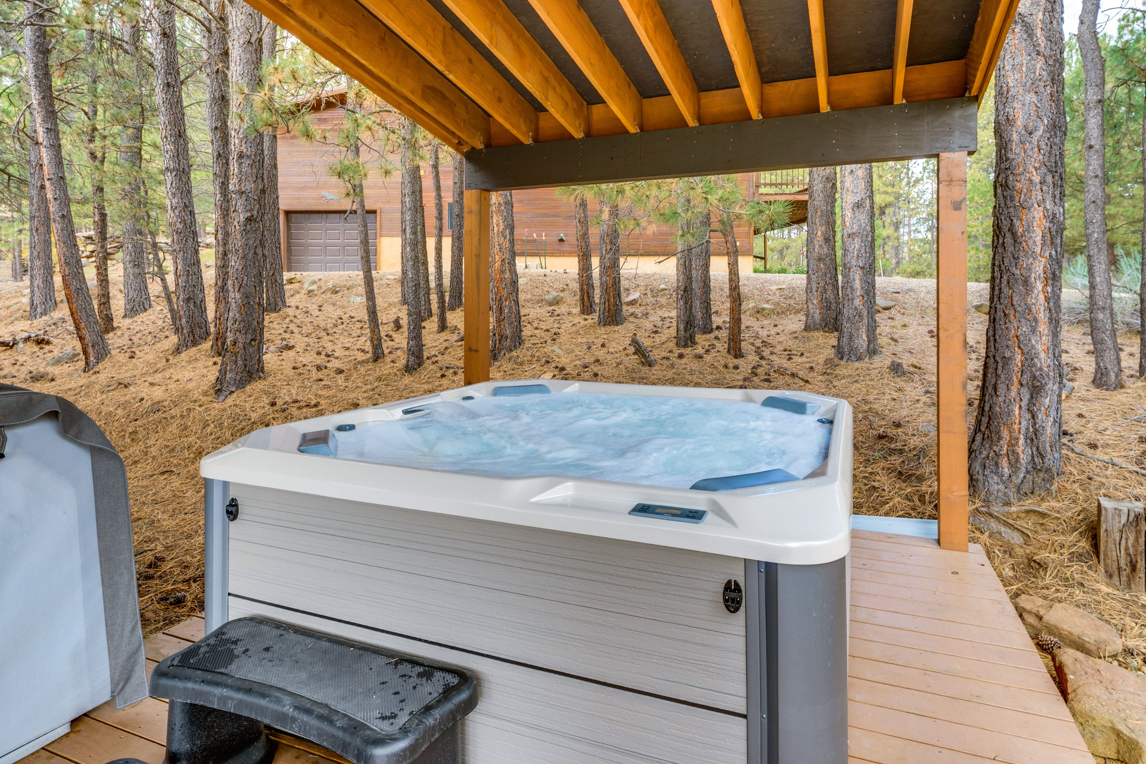 House Exterior | Private Hot Tub