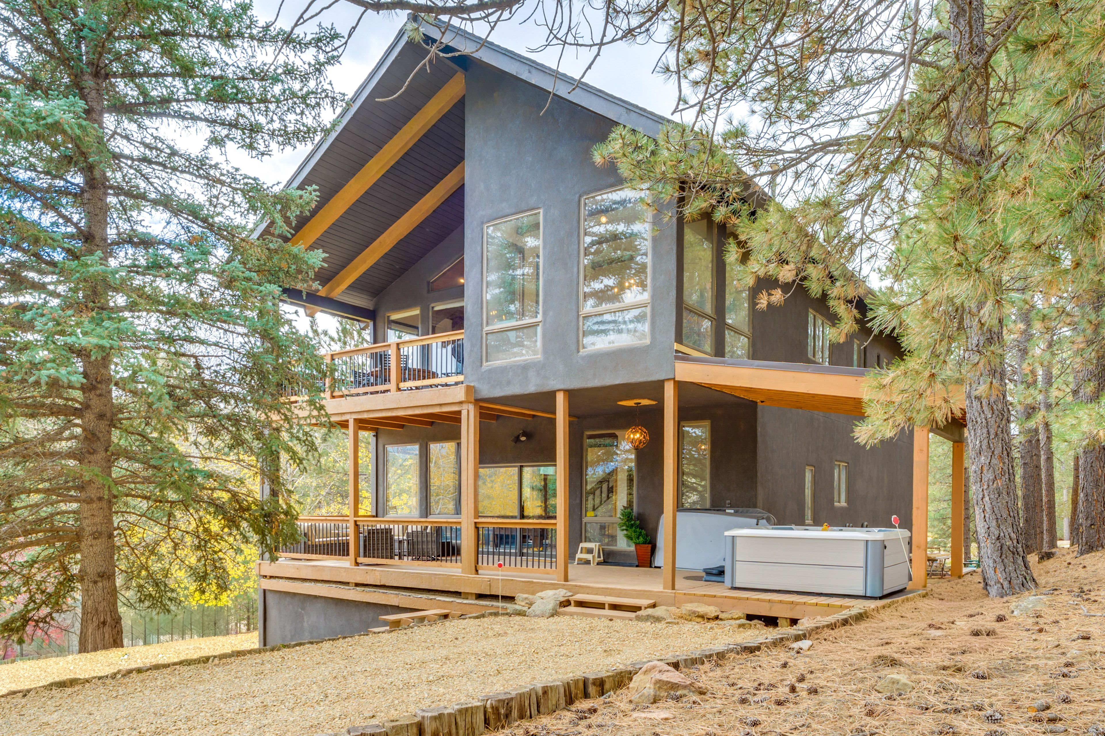House Exterior | Private Hot Tub