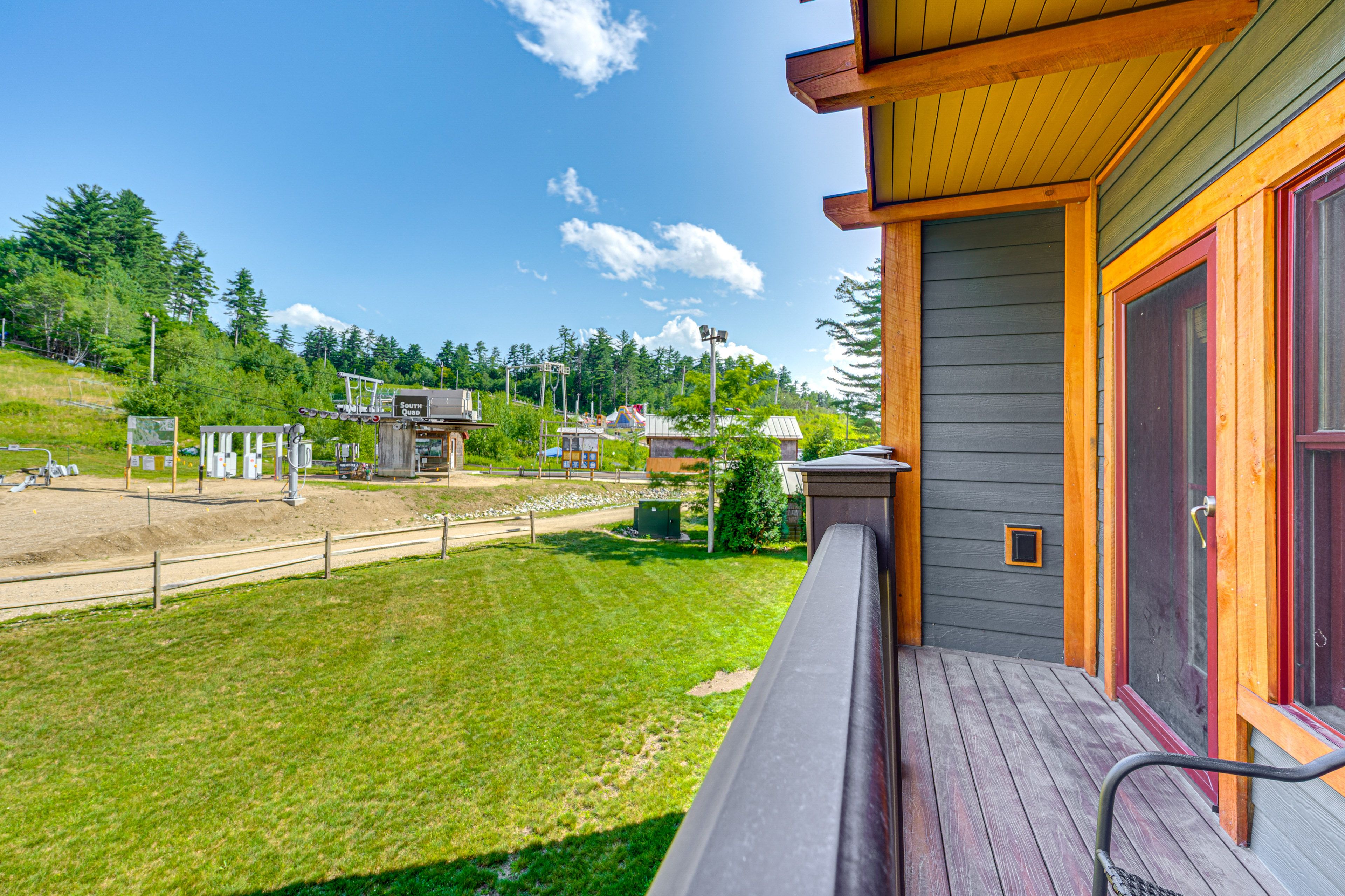 Balcony | Ski Slope Views