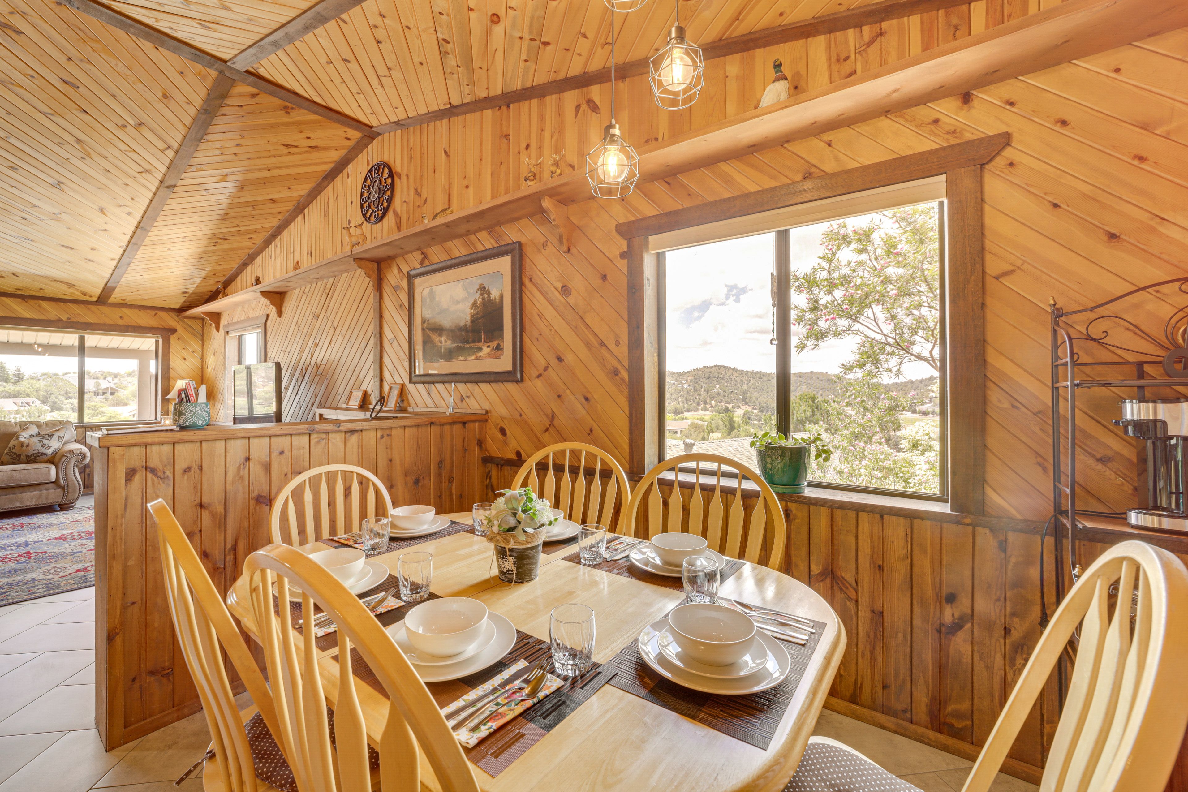 Dining Area | Main Floor | Mountain View | Dishware & Flatware