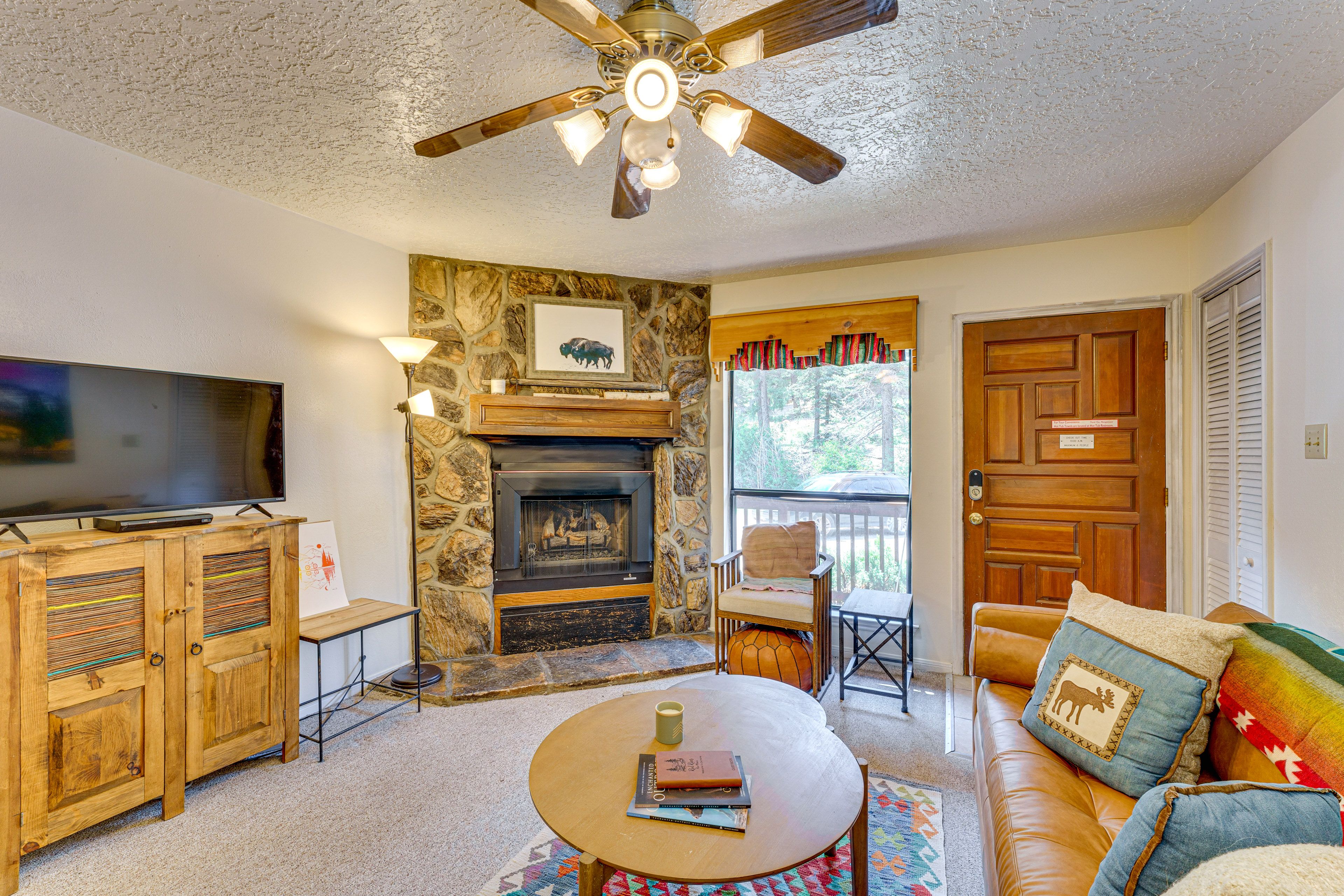 Living Area | Full Sleeper Sofa | Smart TV | 1st Floor