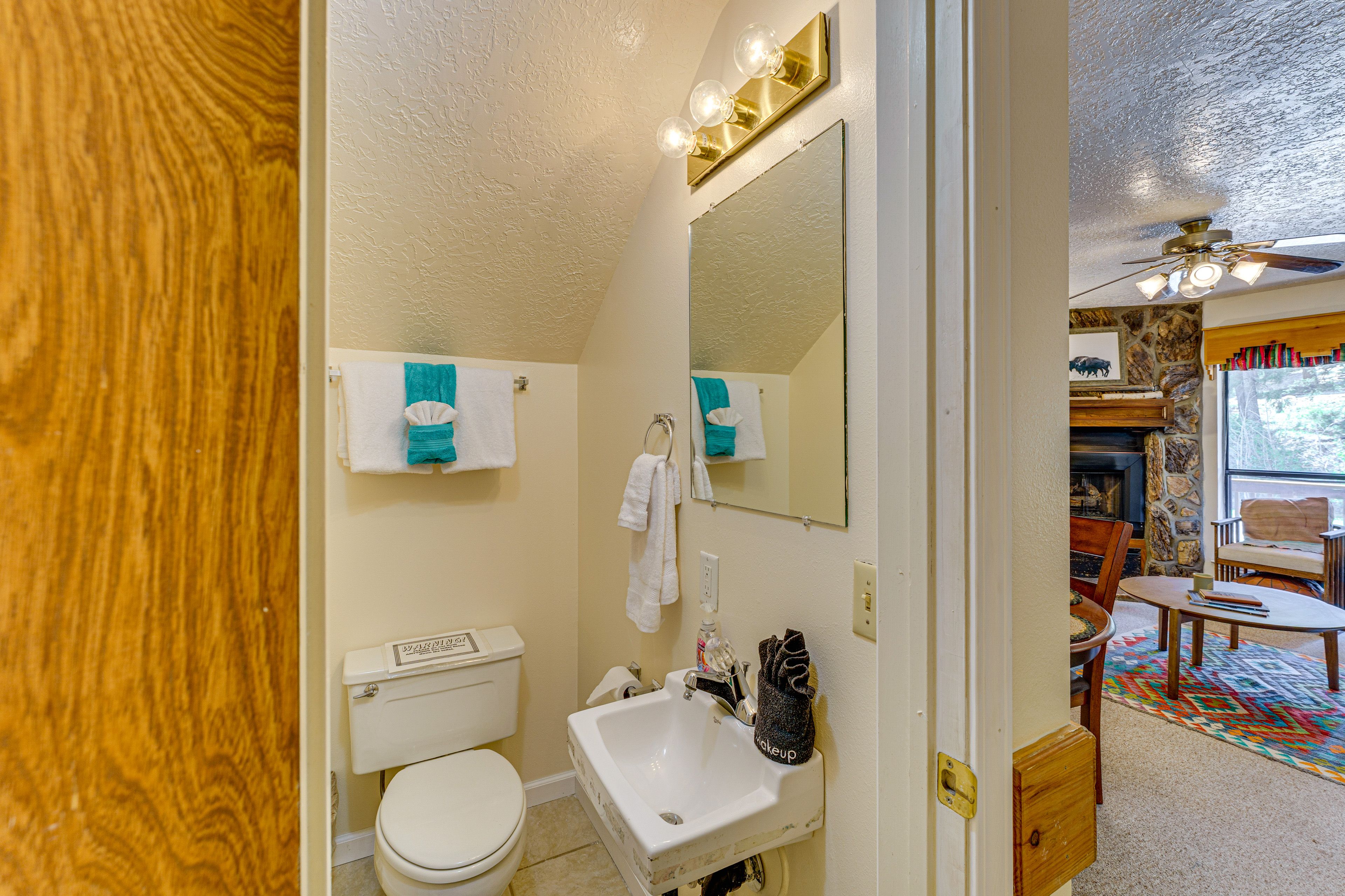 Bathroom | Towels Provided | Walk-In Shower | 1st Floor