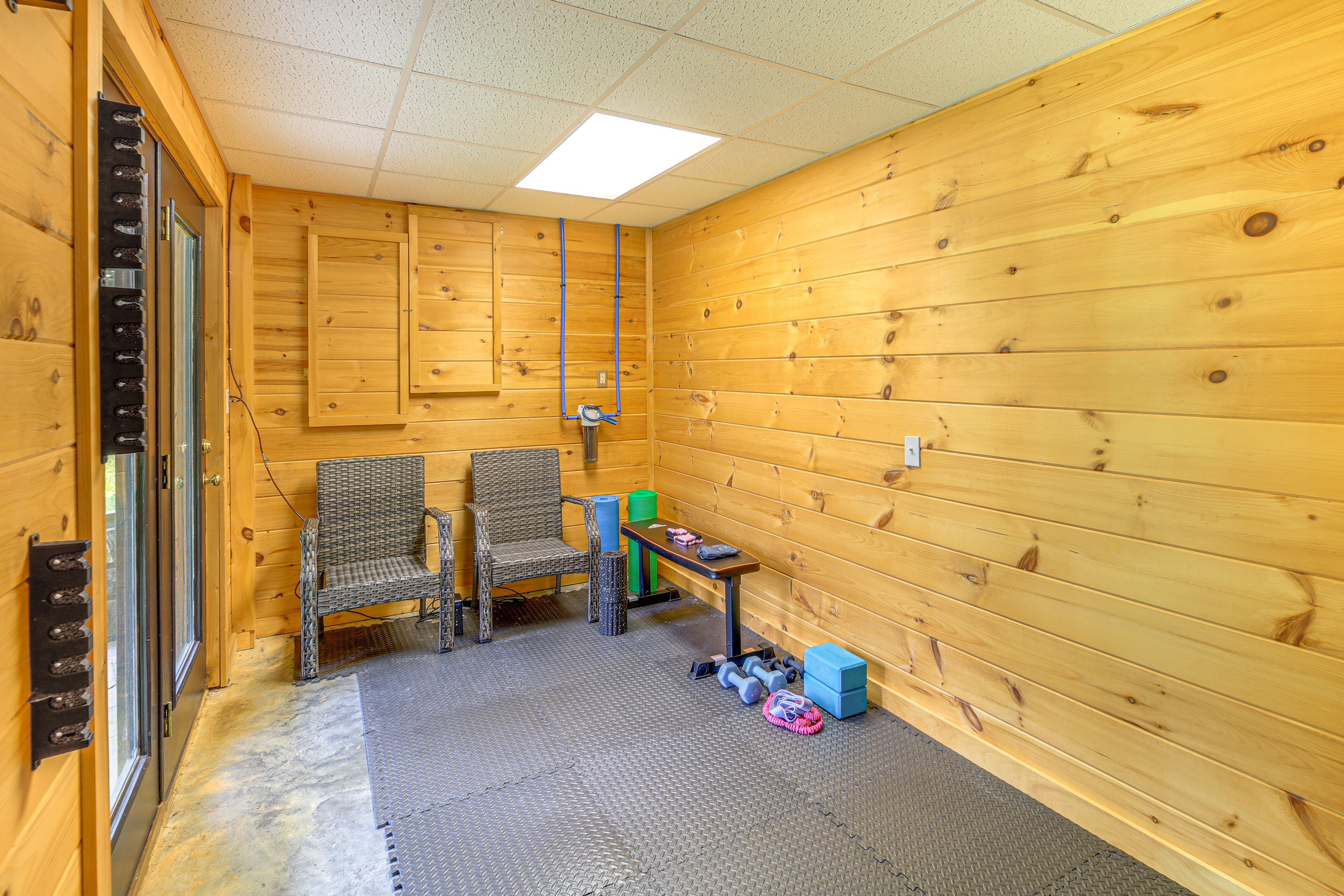 Home Gym | In-Unit Laundry | Detergent | Iron & Board | Seating | Basement