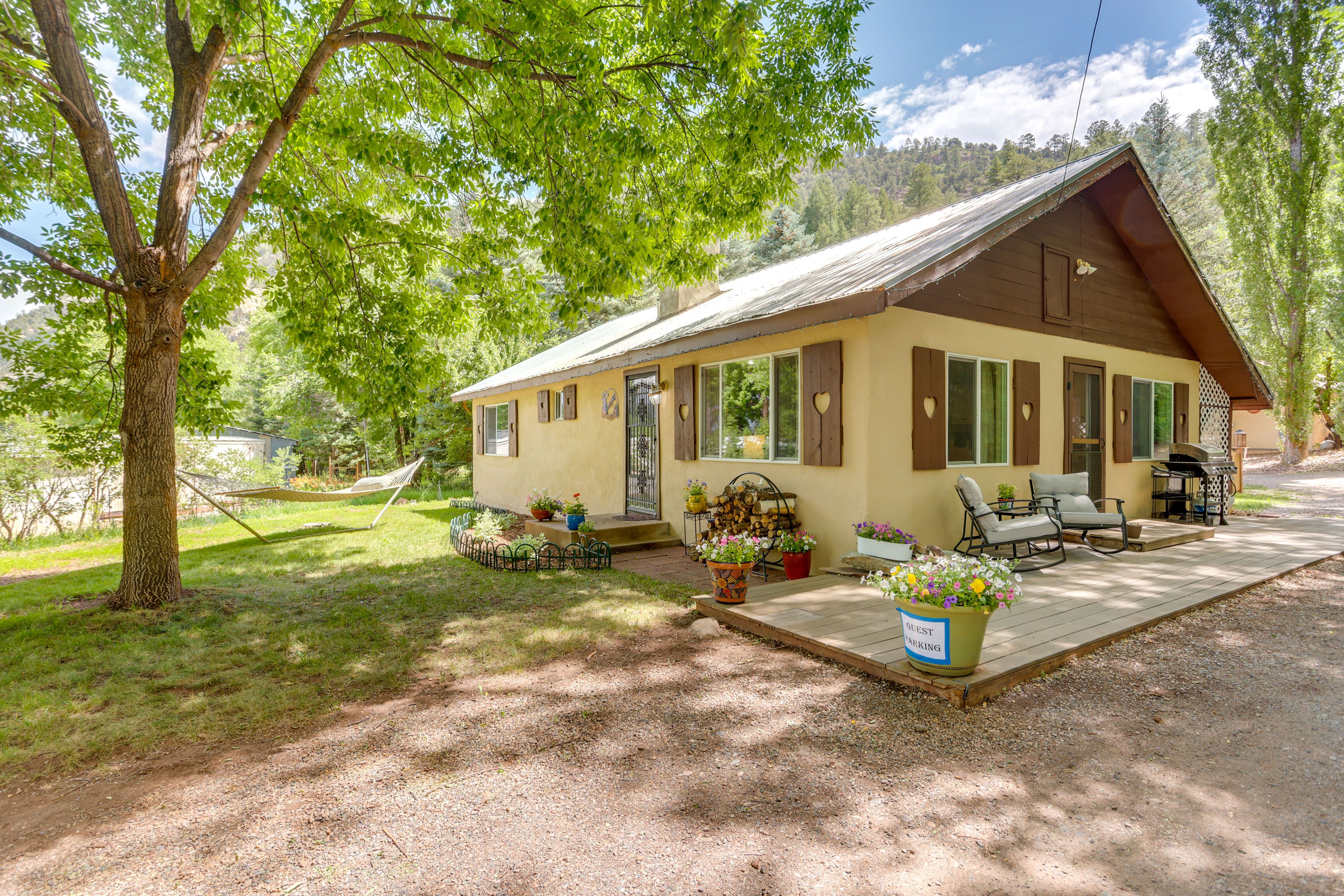Durango Vacation Rental | 3BR | 2BA | 1,150 Sq Ft | 2 Steps to Enter