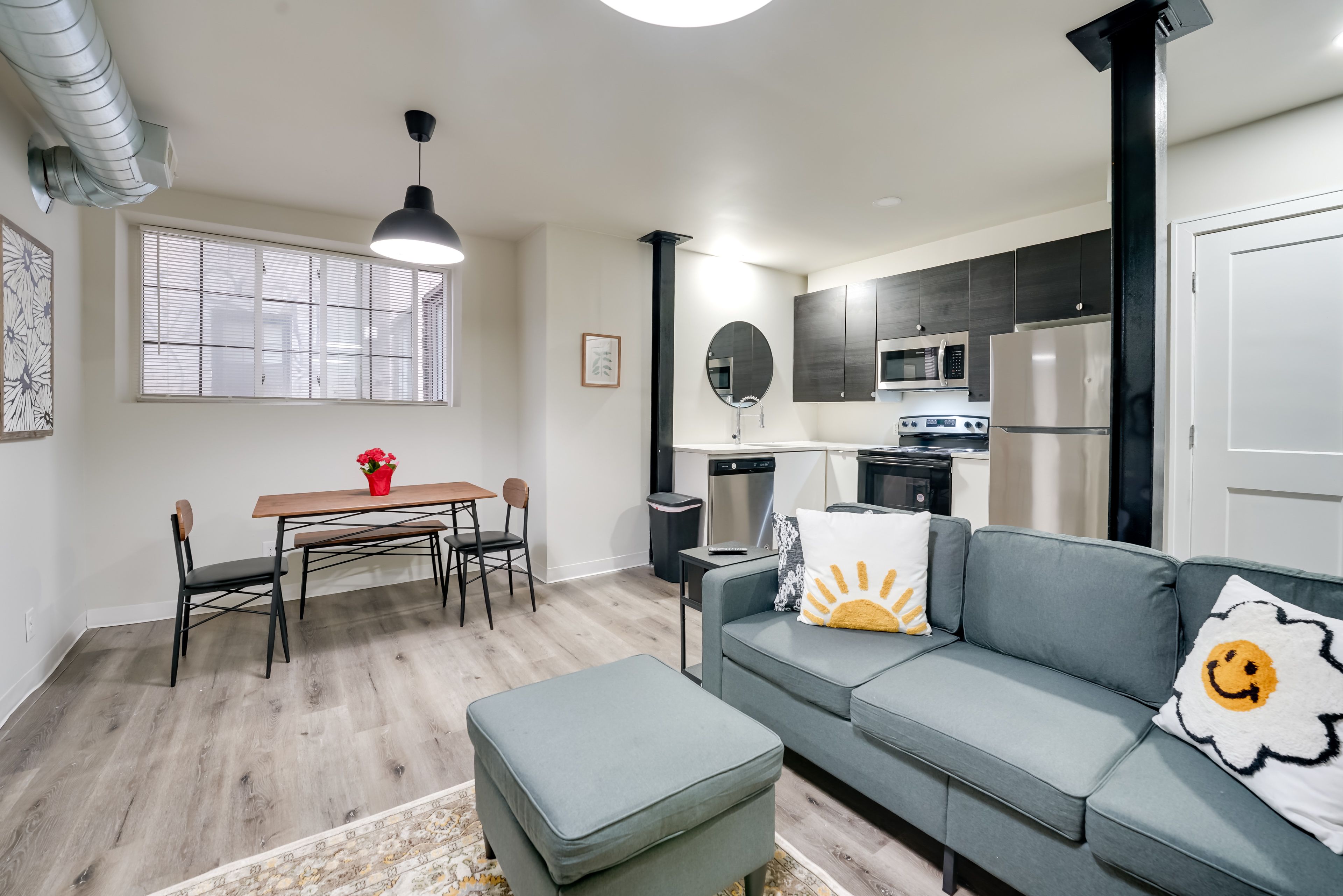 Detroit Vacation Rental | 2BR | 1BA | Stairs to Enter | 700 Sq Ft