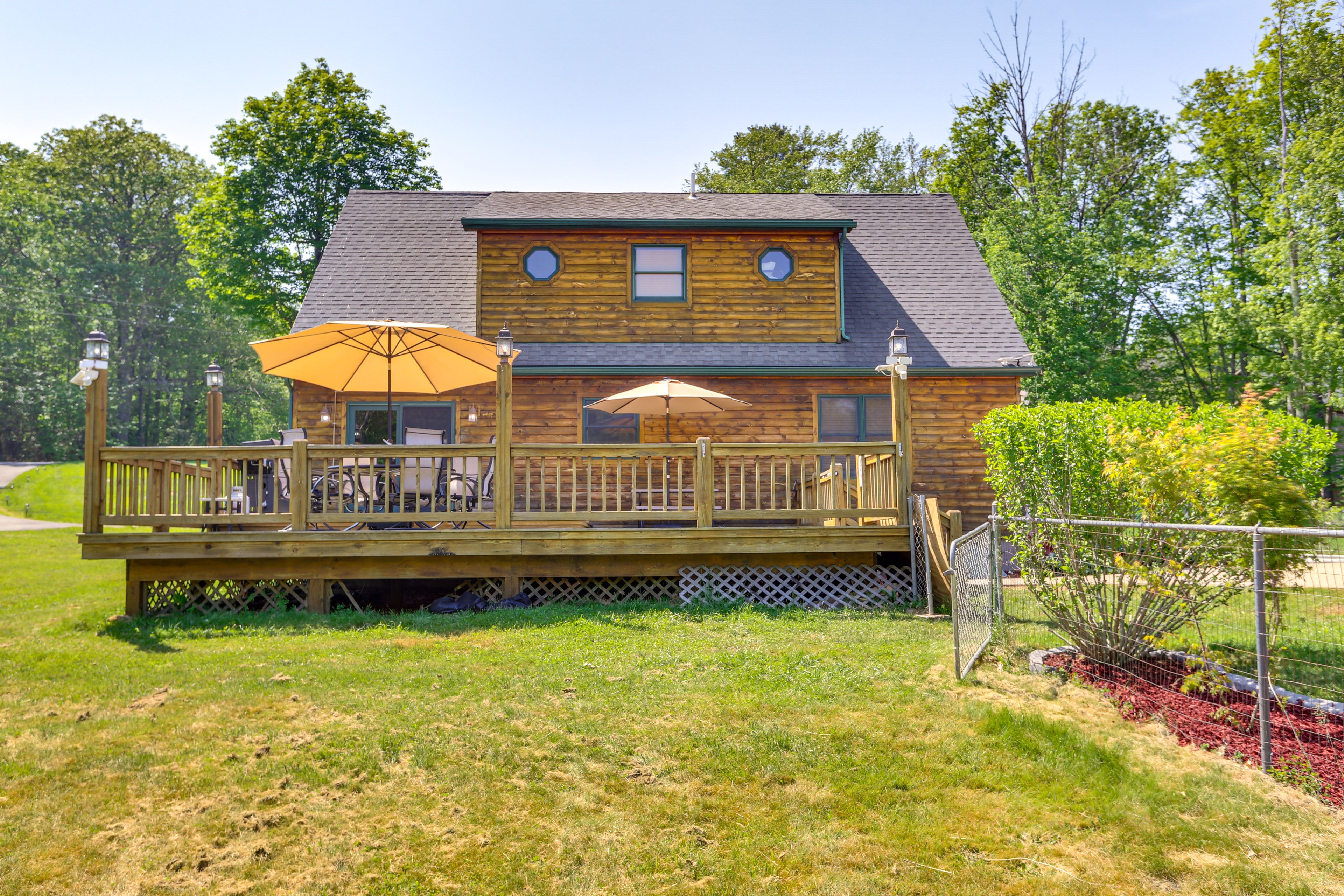 House Exterior | Fenced Backyard
