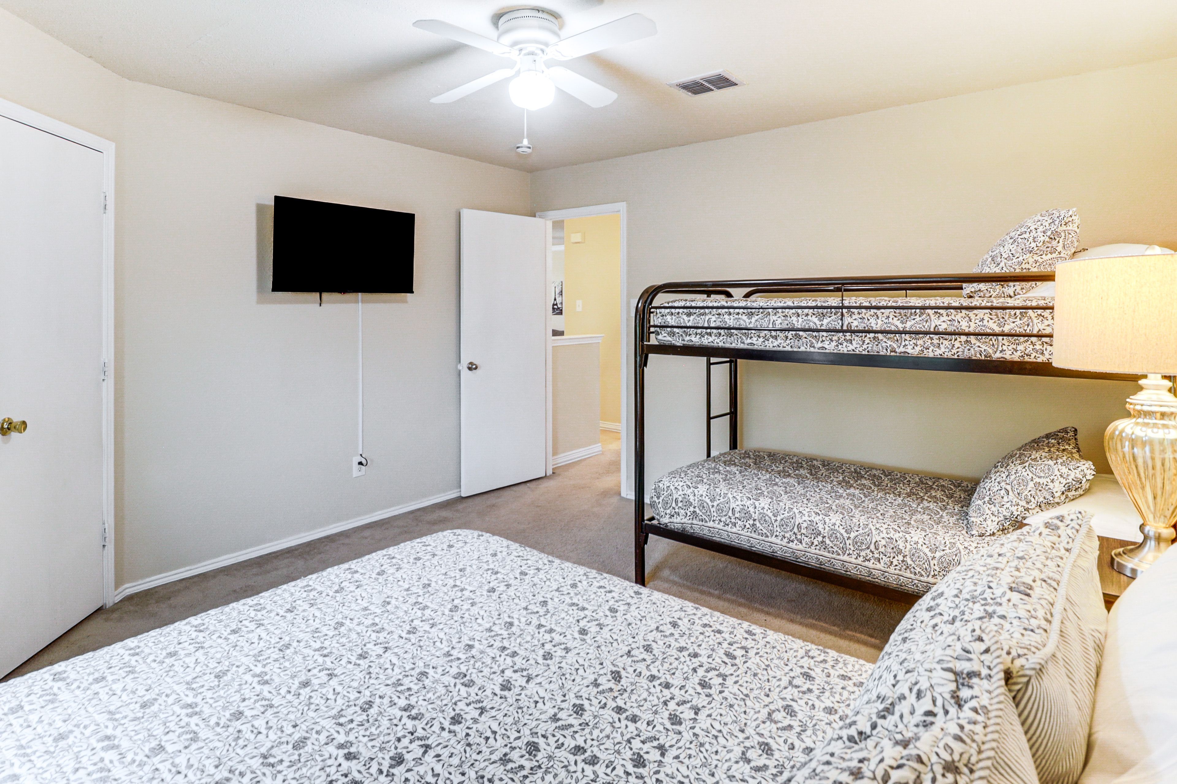 Bedroom 3 | Full Bed | Twin Bunk Bed | Smart TV | 2nd Floor