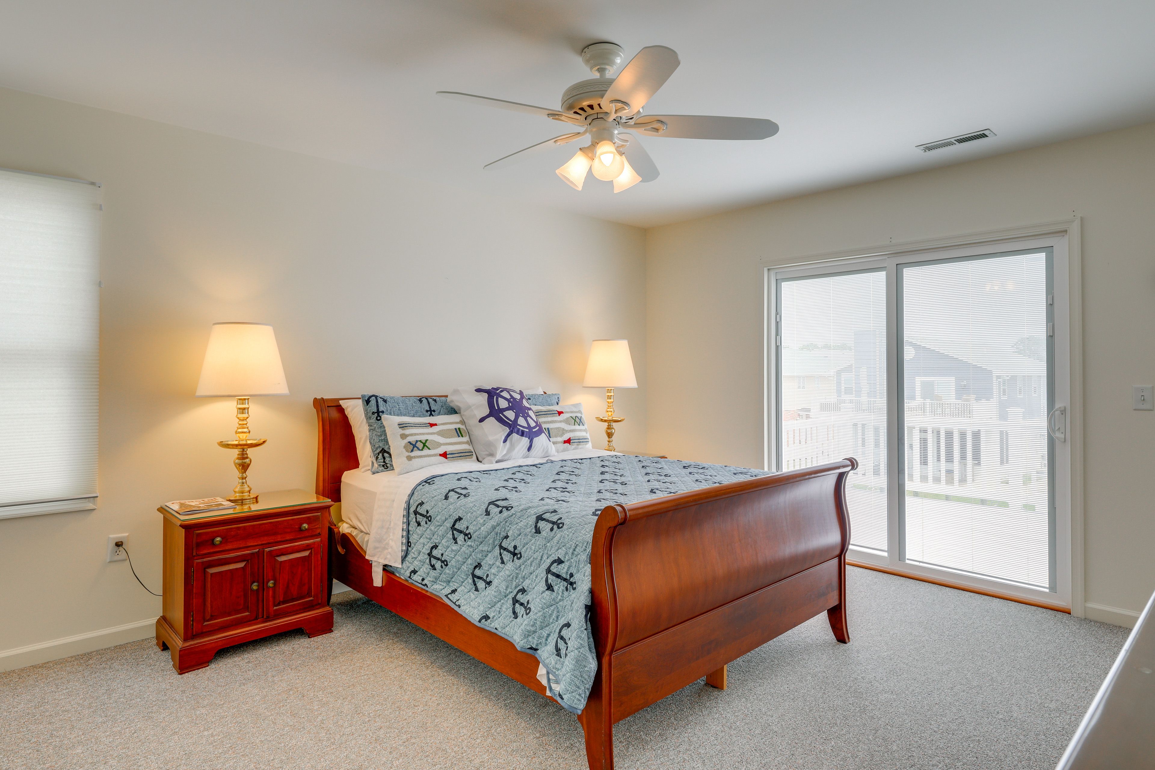 Bedroom 2 | 2nd Floor | Queen Bed | Balcony Access
