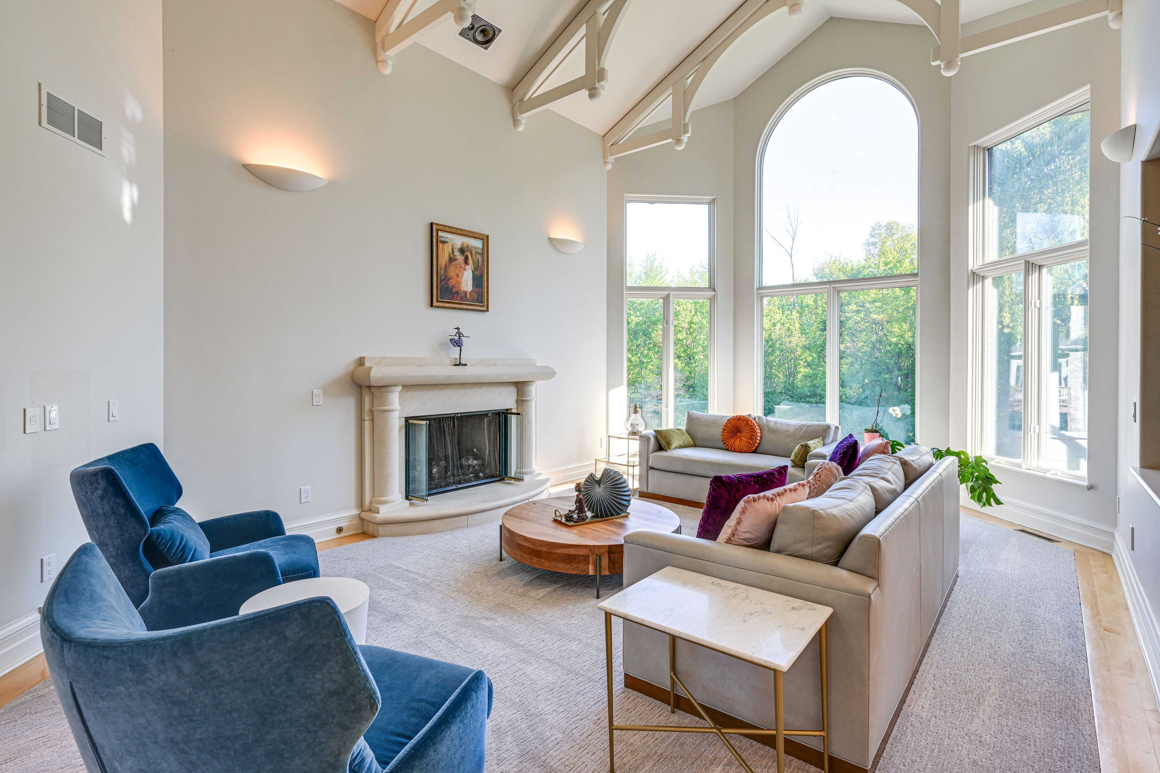 Living Room | 1st Floor | Fireplace