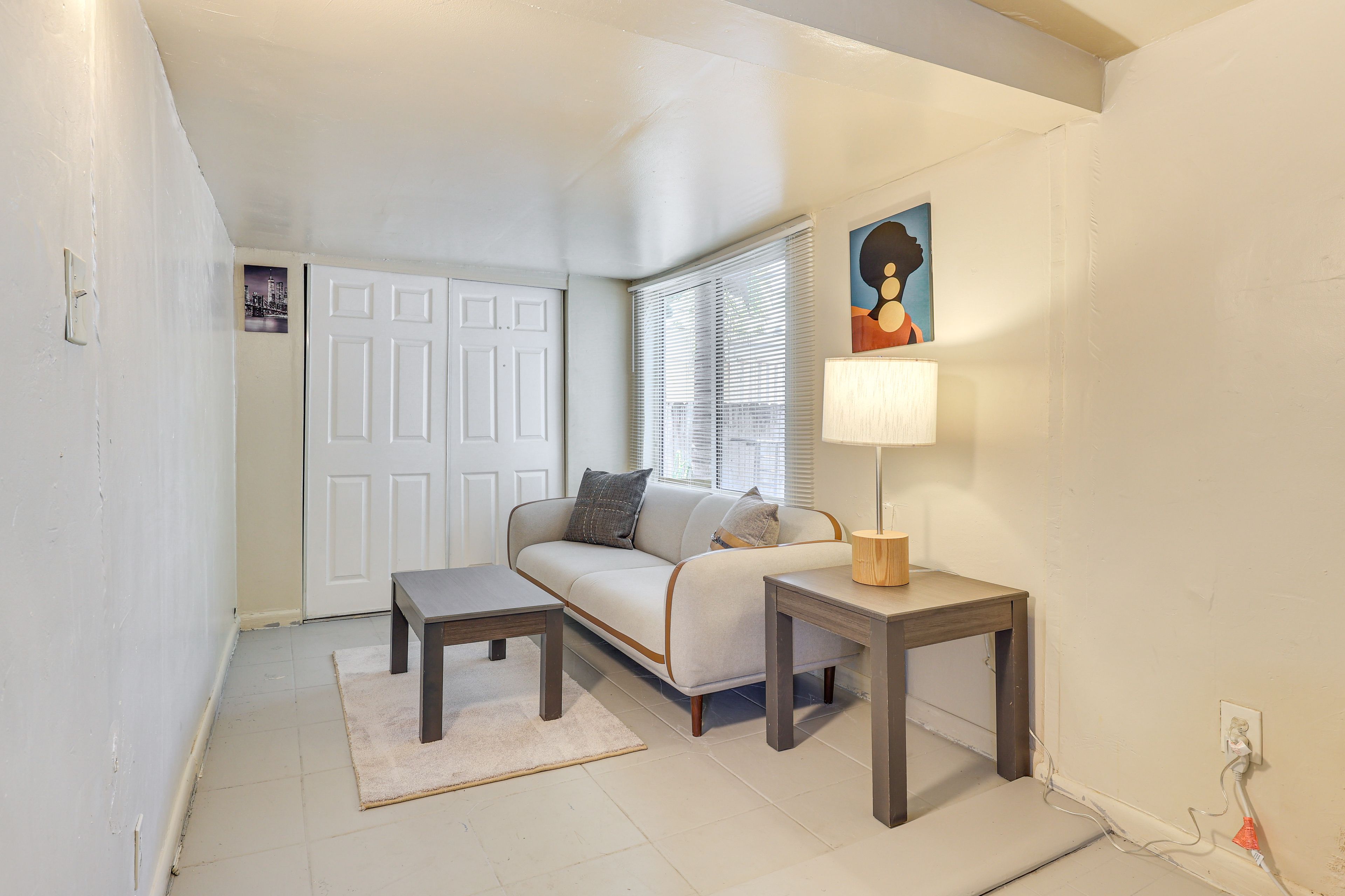 Living Room | Free WiFi | Window A/C Unit