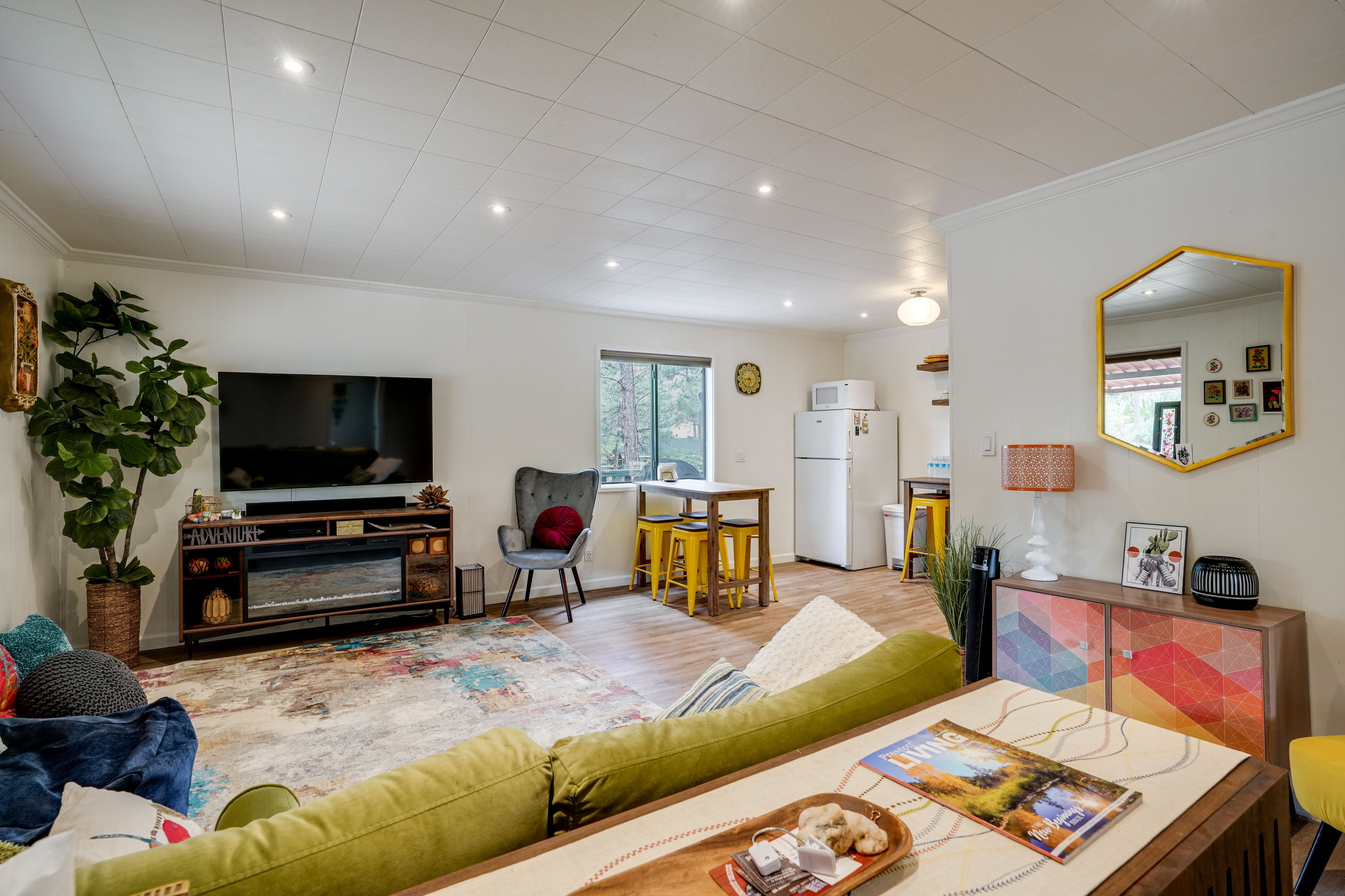 Living Room | Mini-Split A/C & Heat Units | Free WiFi