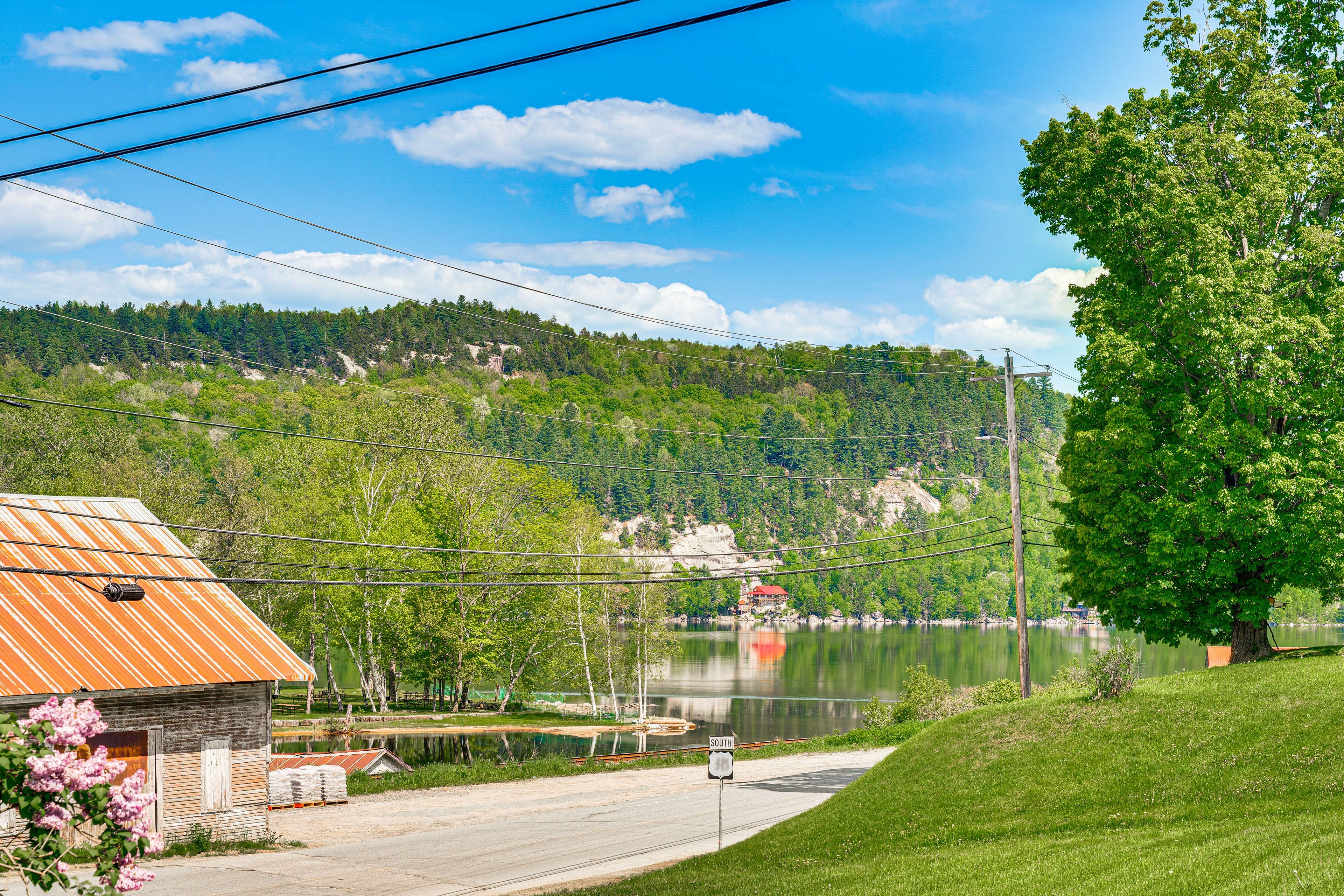 Private Patio | Lake & Mountain Views