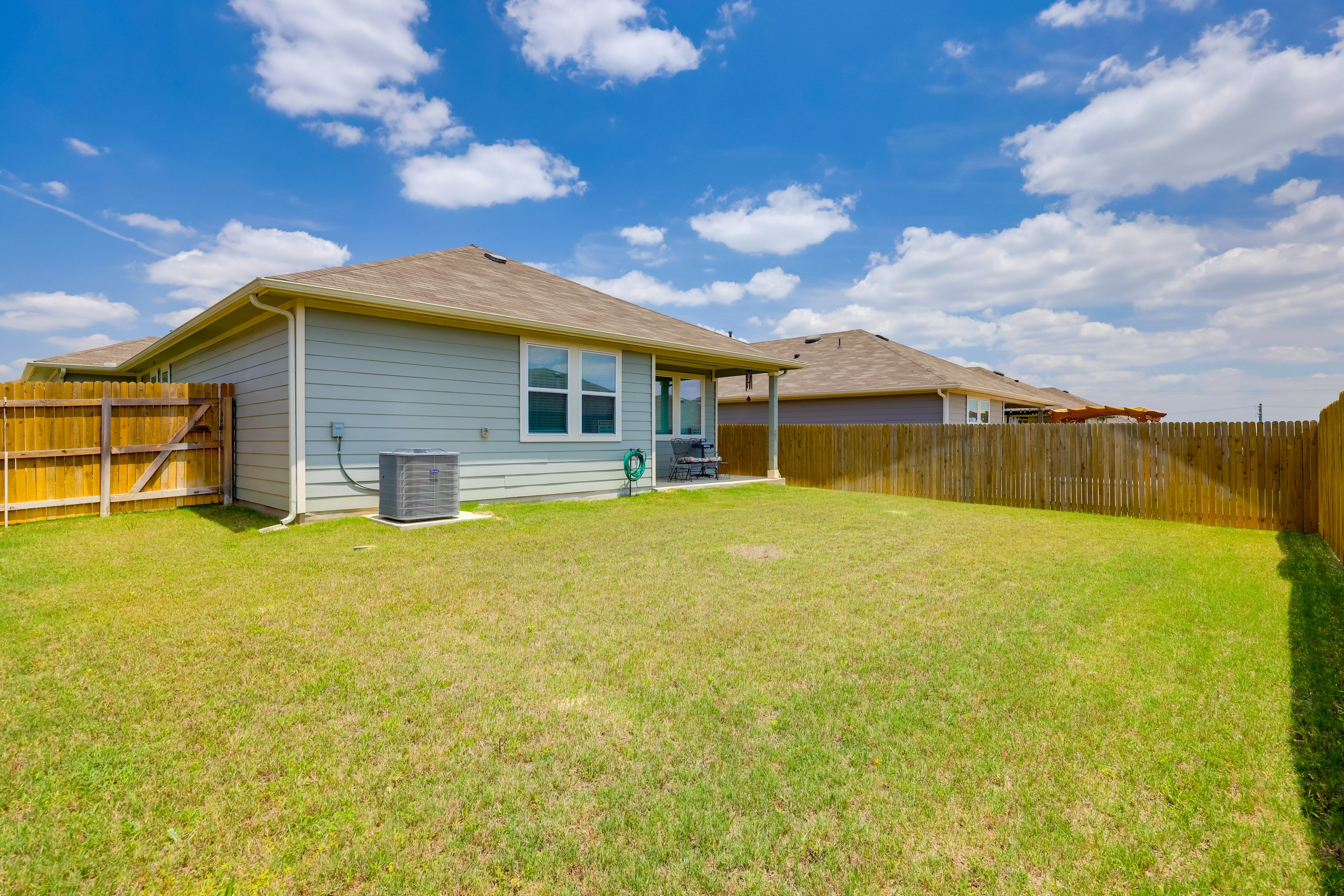 Fenced-In Backyard