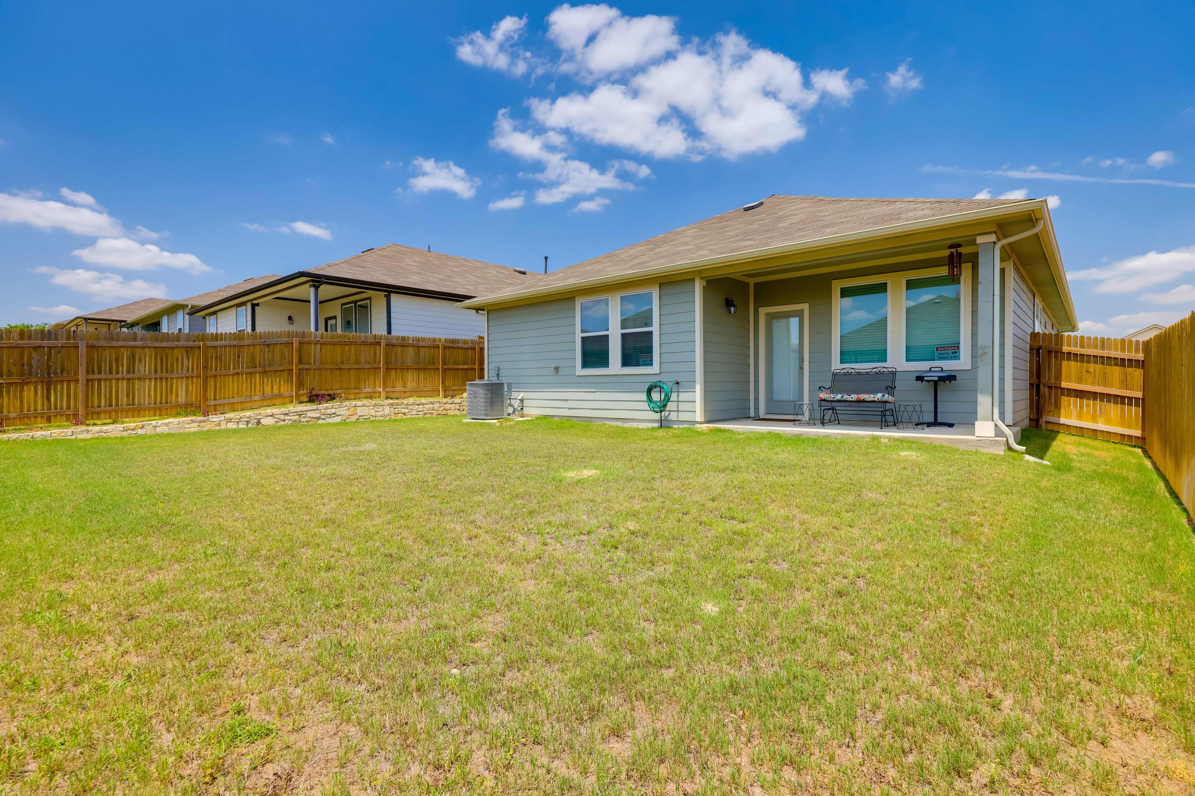 Fenced-In Backyard