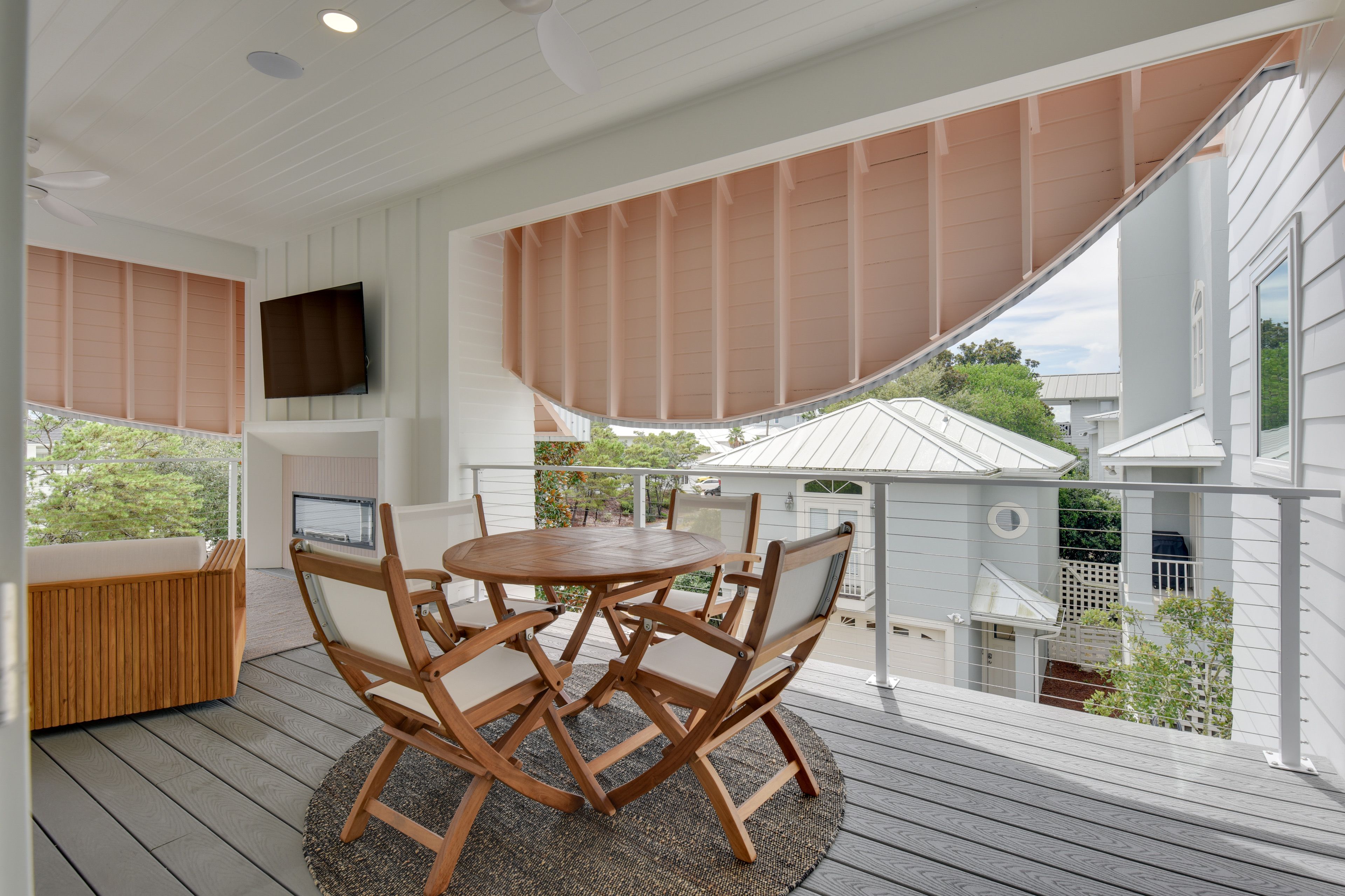 Covered Deck | Smart TV | Dining Area | Lounge Seating