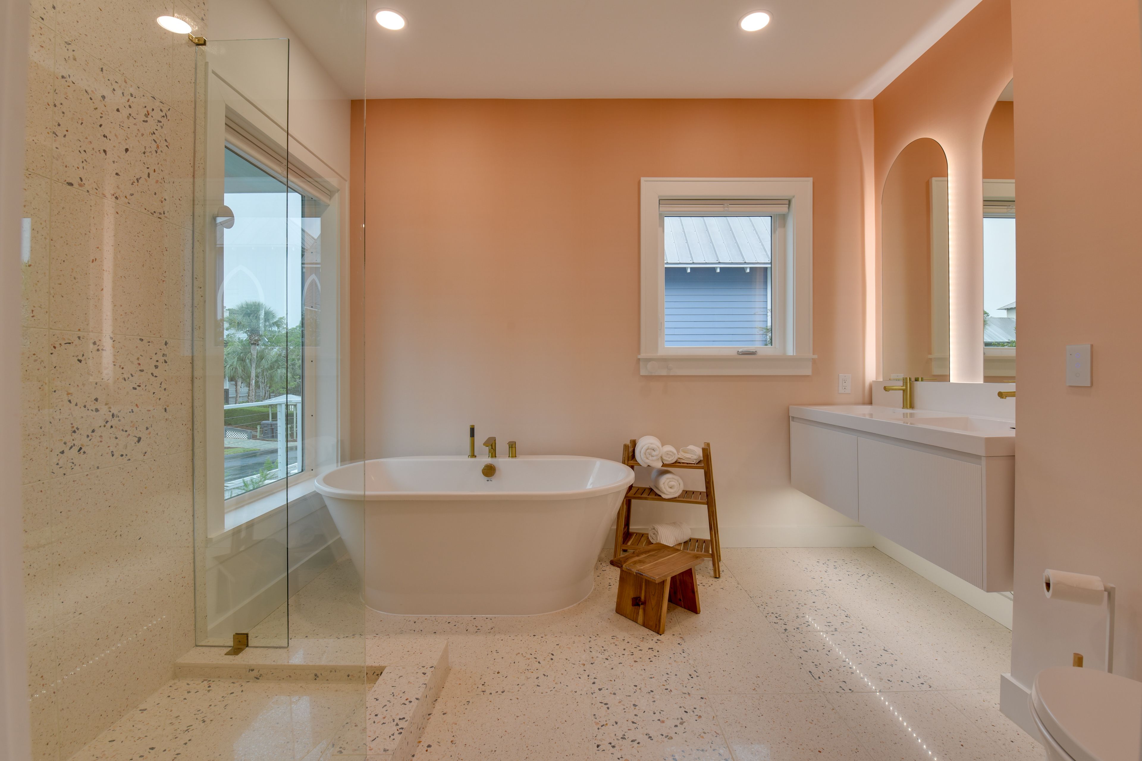 En-Suite Bathroom | Double Sinks | Towels Provided | Main Level