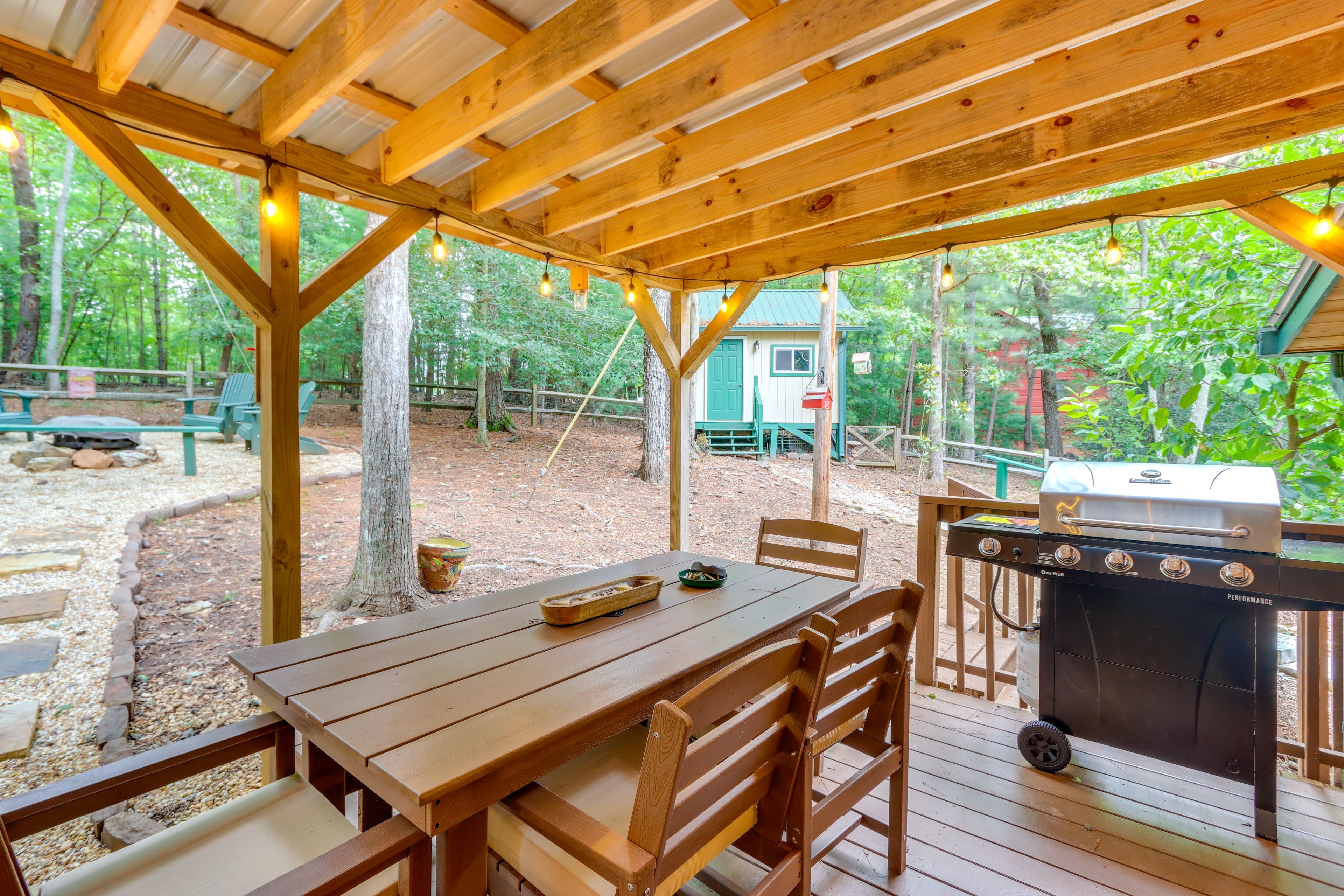 Private Backyard Area | Fire Pit