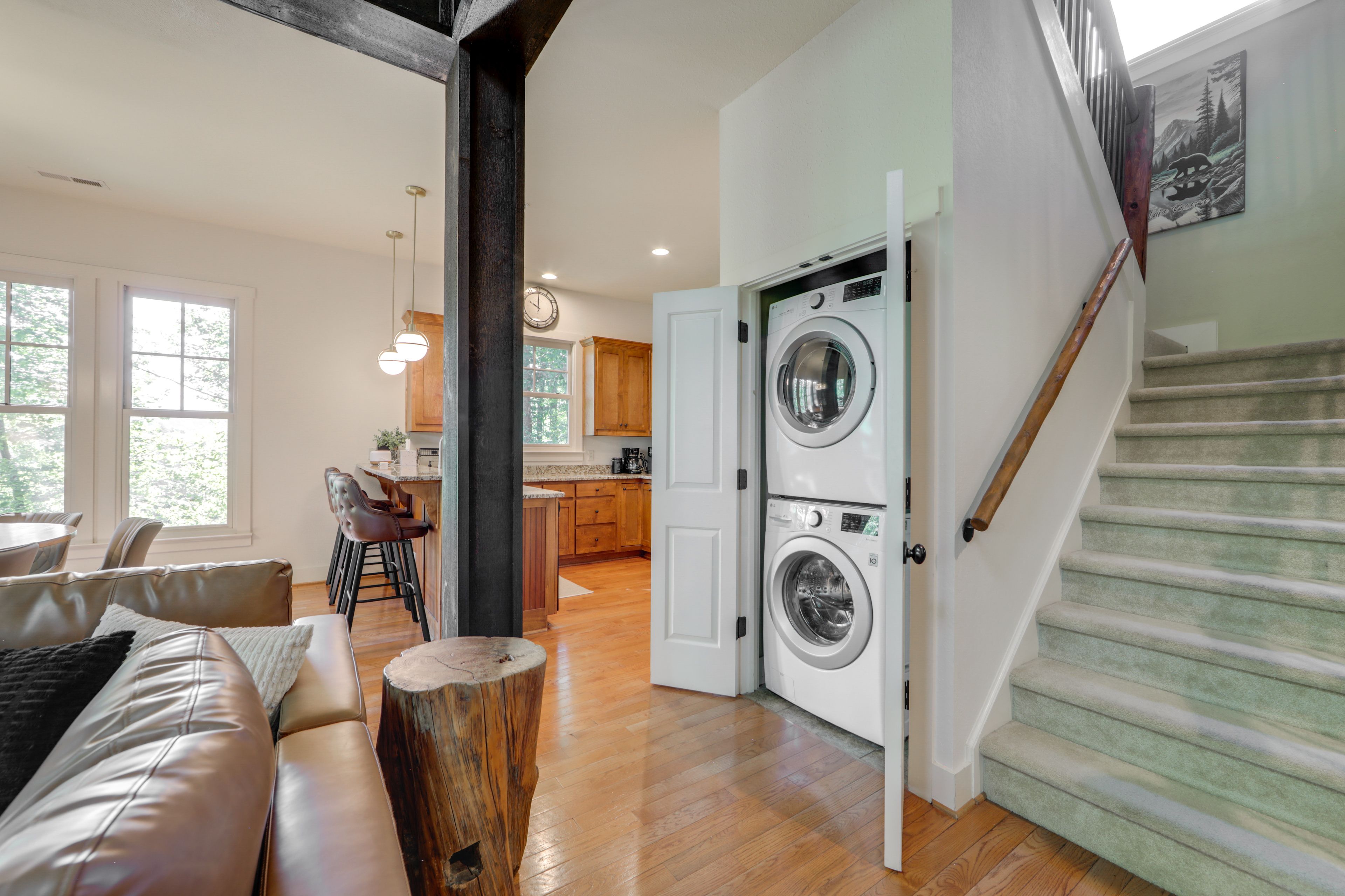 Stairs to Access 2nd Floor