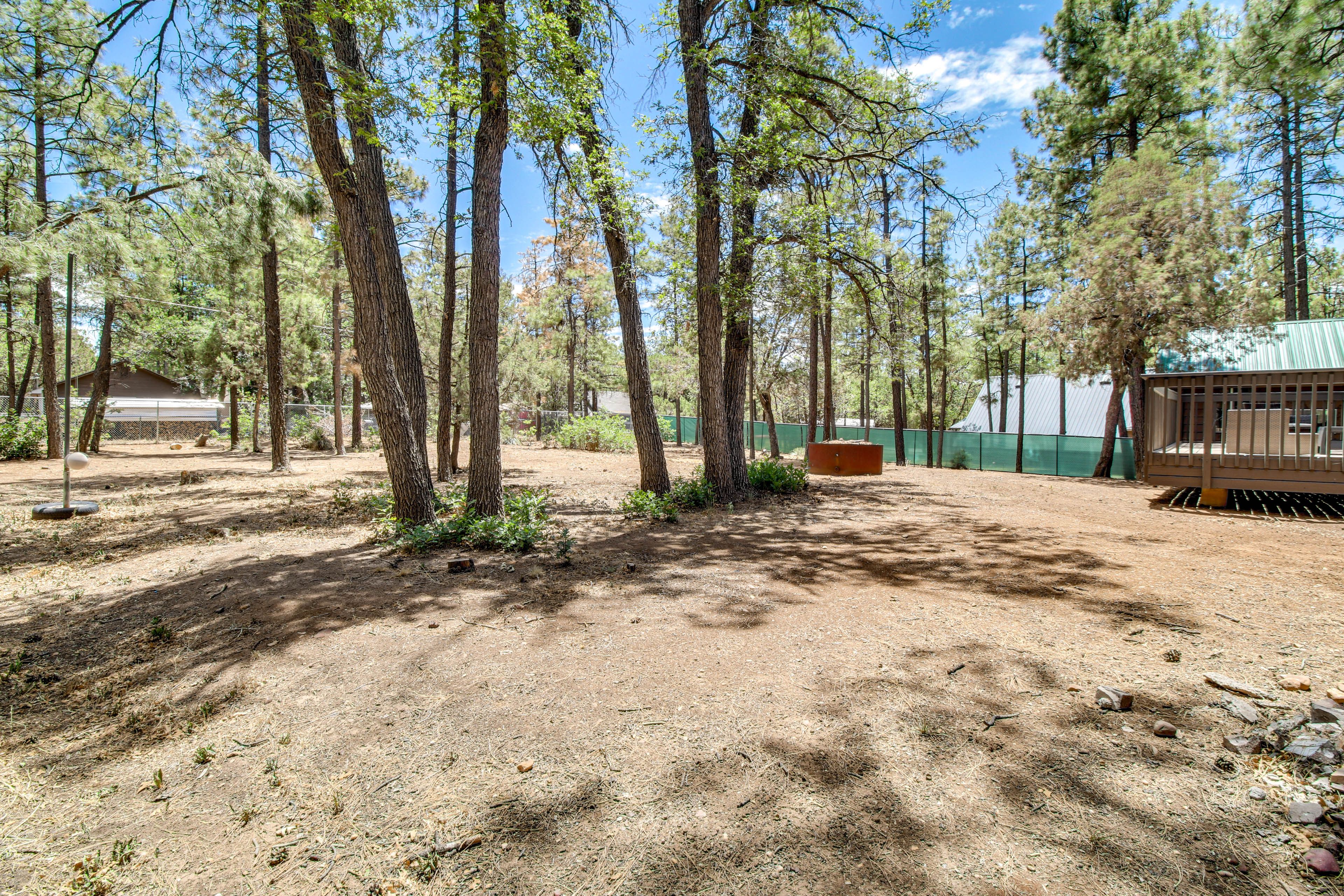 Private Backyard Area | Horseshoe Pit