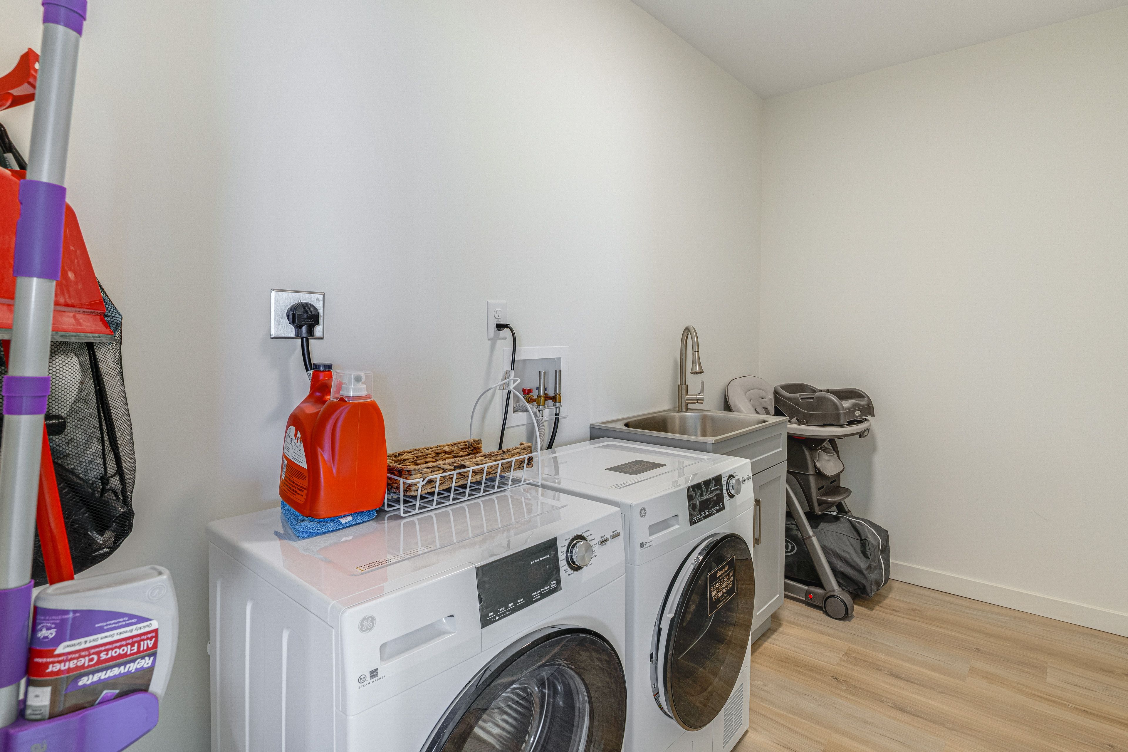 Laundry Room | 1st Floor | Washer & Dryer | High Chair