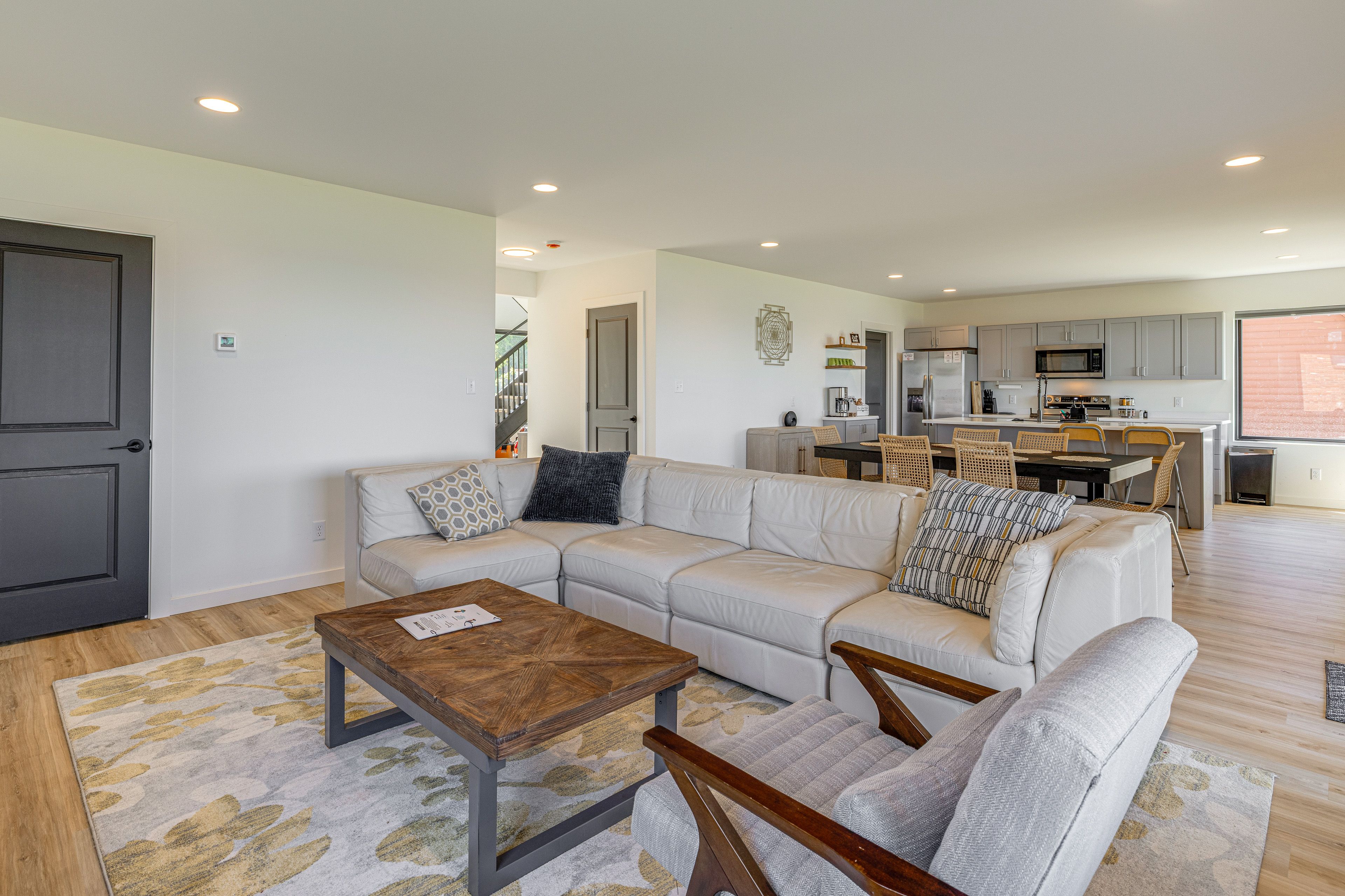 Living Room | 2-Story Home | Central Heating | Open Floor Plan