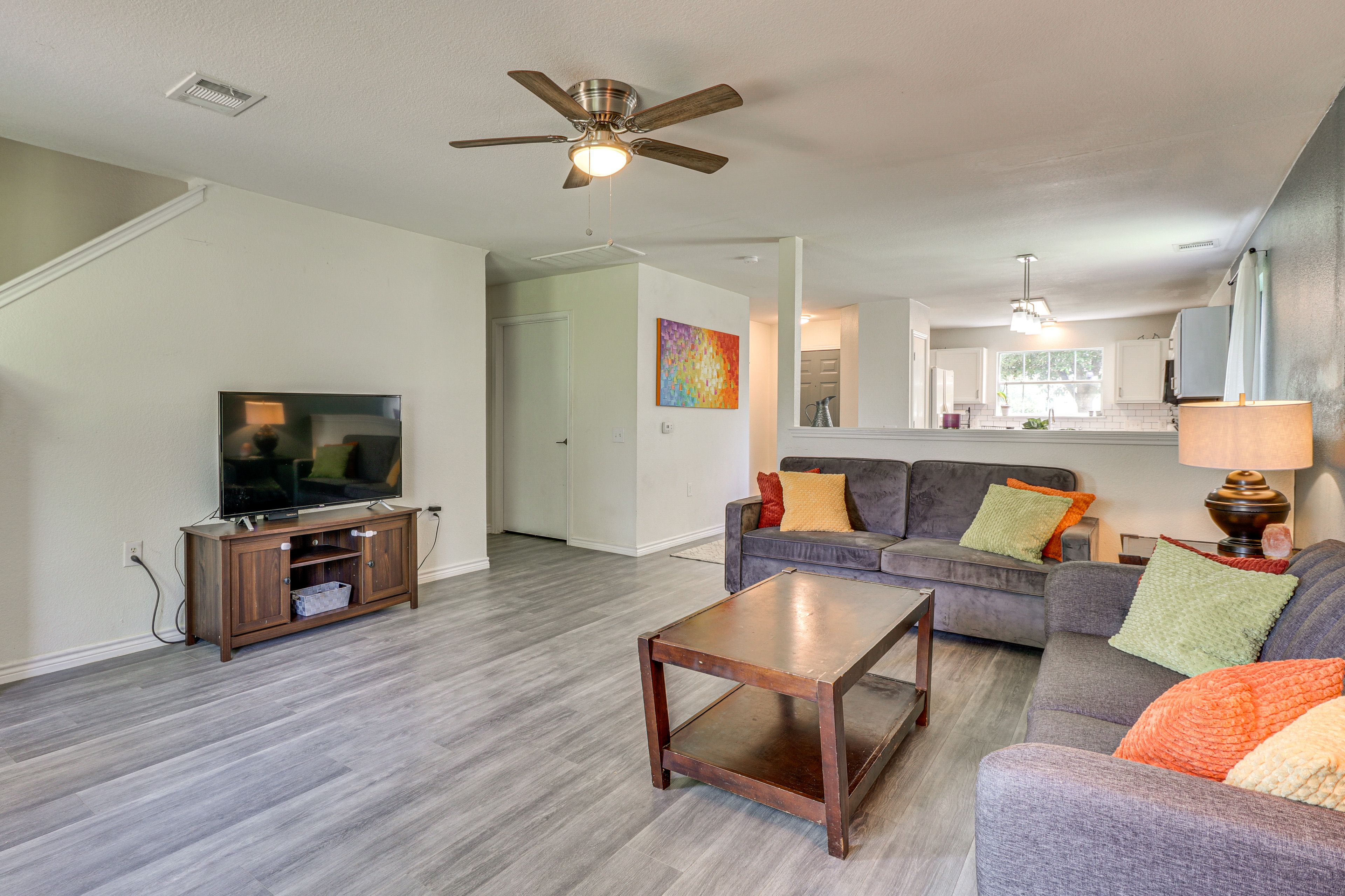 Living Room | Free WiFi | Central A/C | 2 Full Sleeper Sofas | 1st Floor